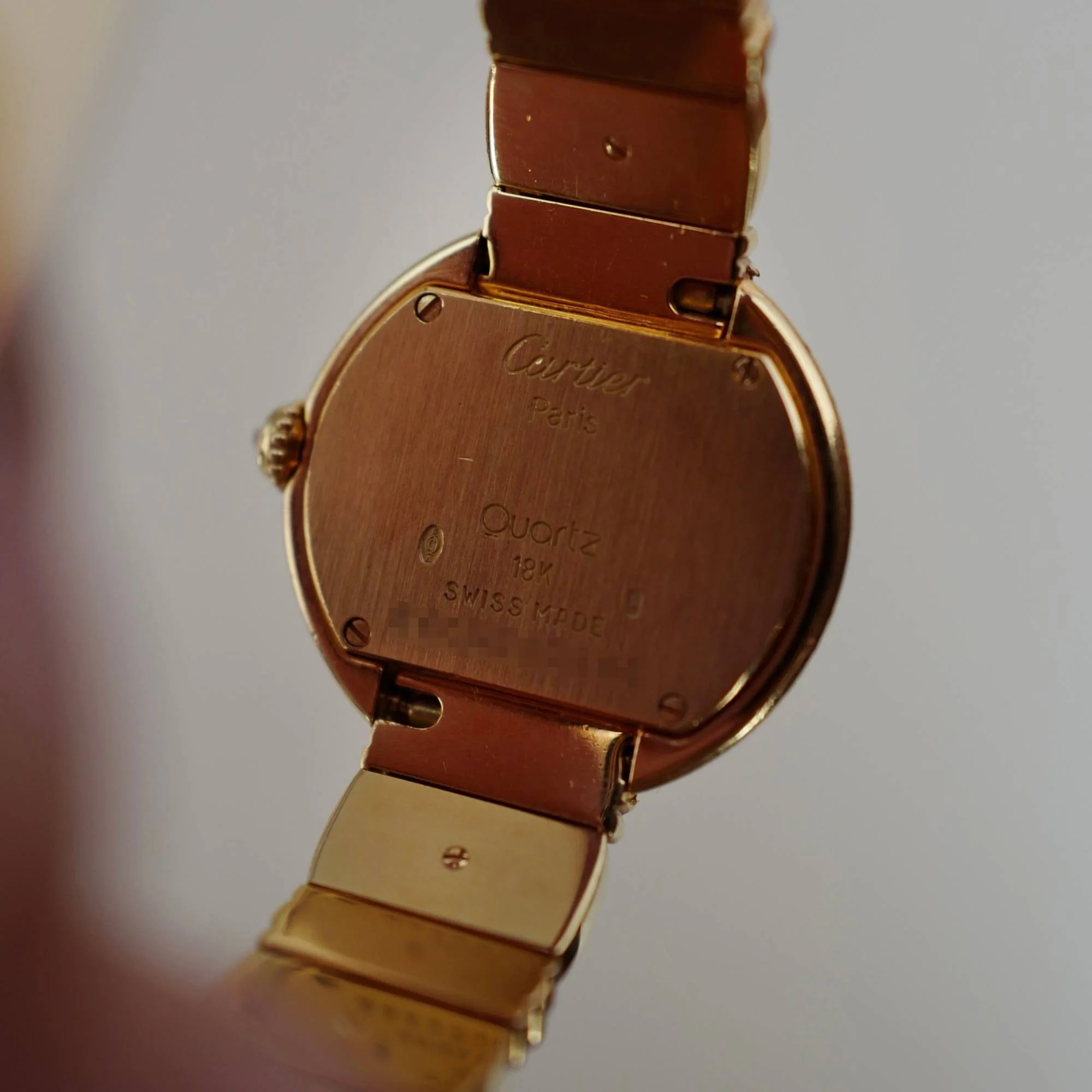 Cartier Yellow Gold Diamond and Tourmaline Vintage Watch - Image 5
