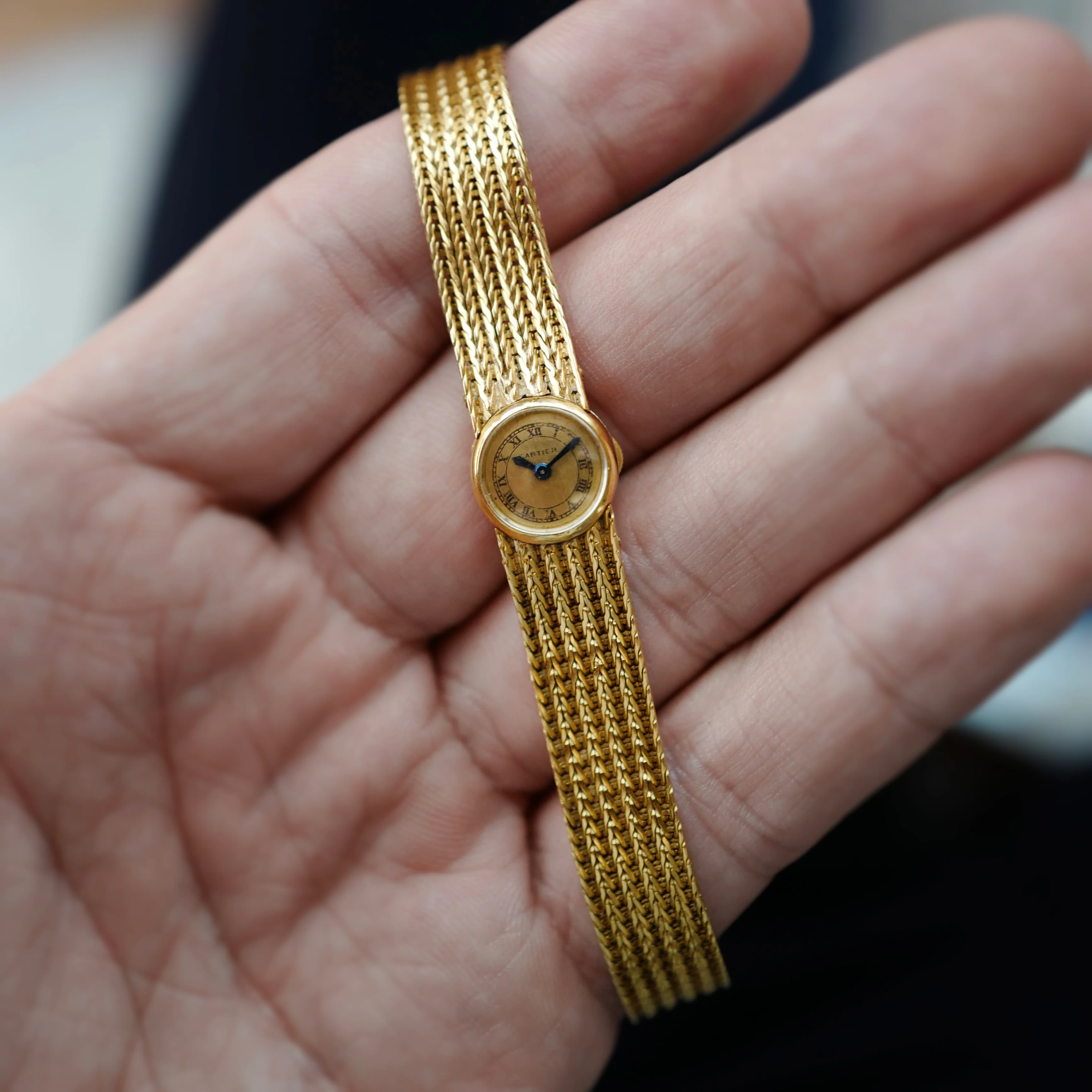 Cartier Yellow Gold Ladies Bracelet Watch - Image 2