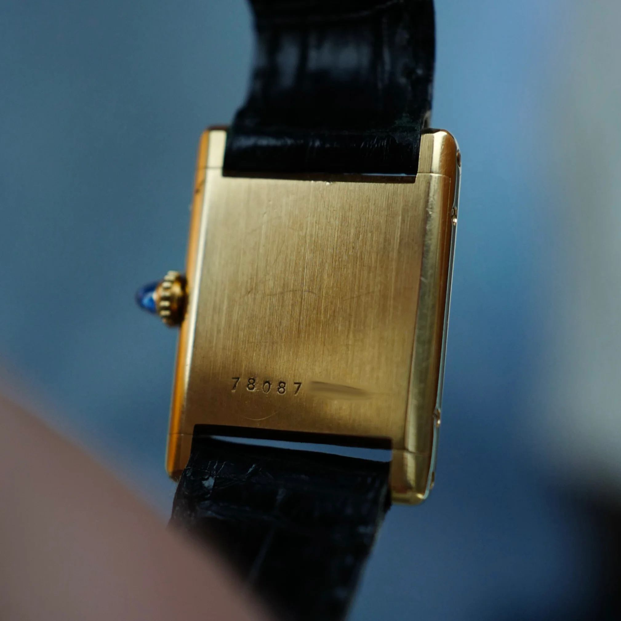 Cartier Yellow Gold Mechanical Tank (New Arrival) - Image 3