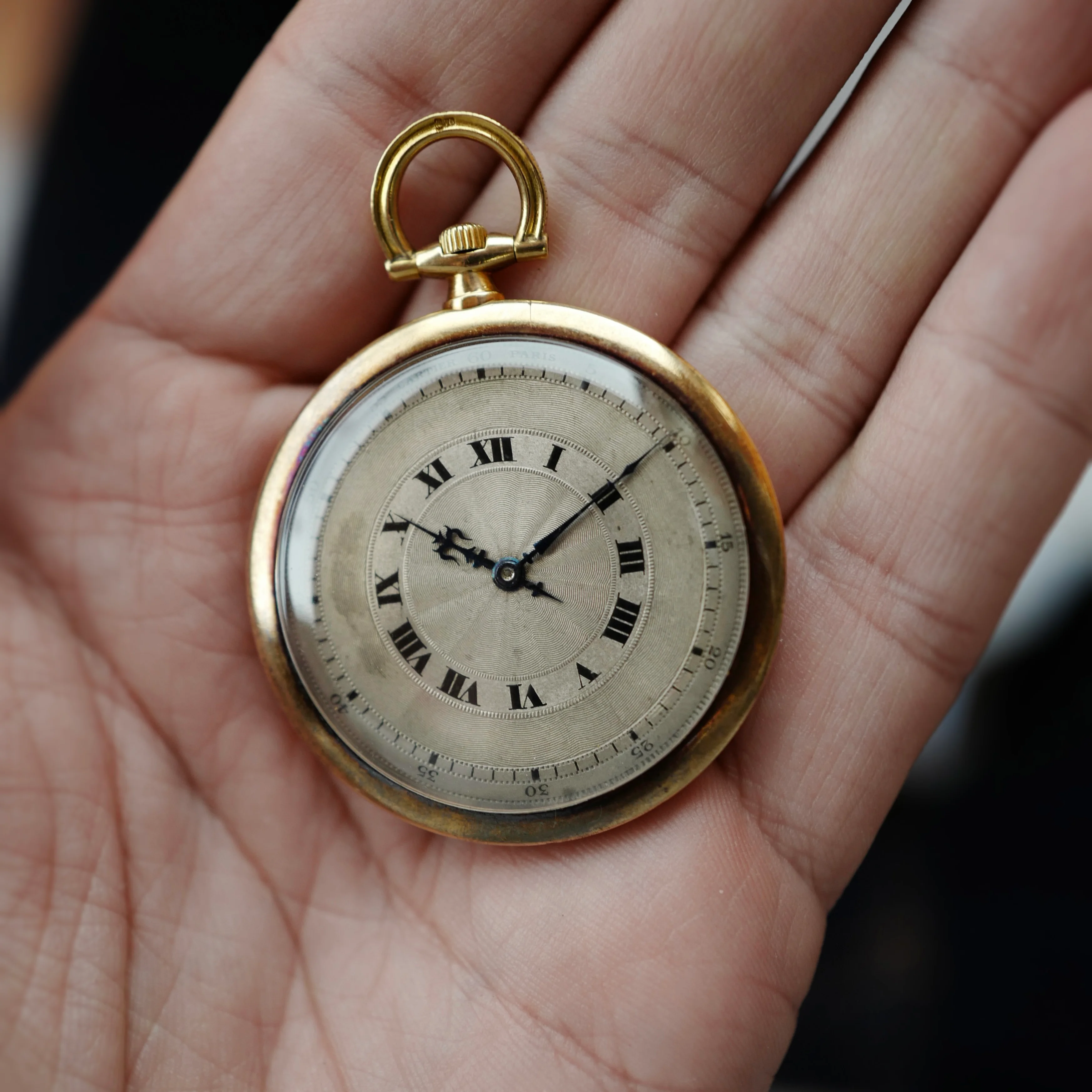 Cartier Yellow Gold Pocket Watch, 1925 - Image 2