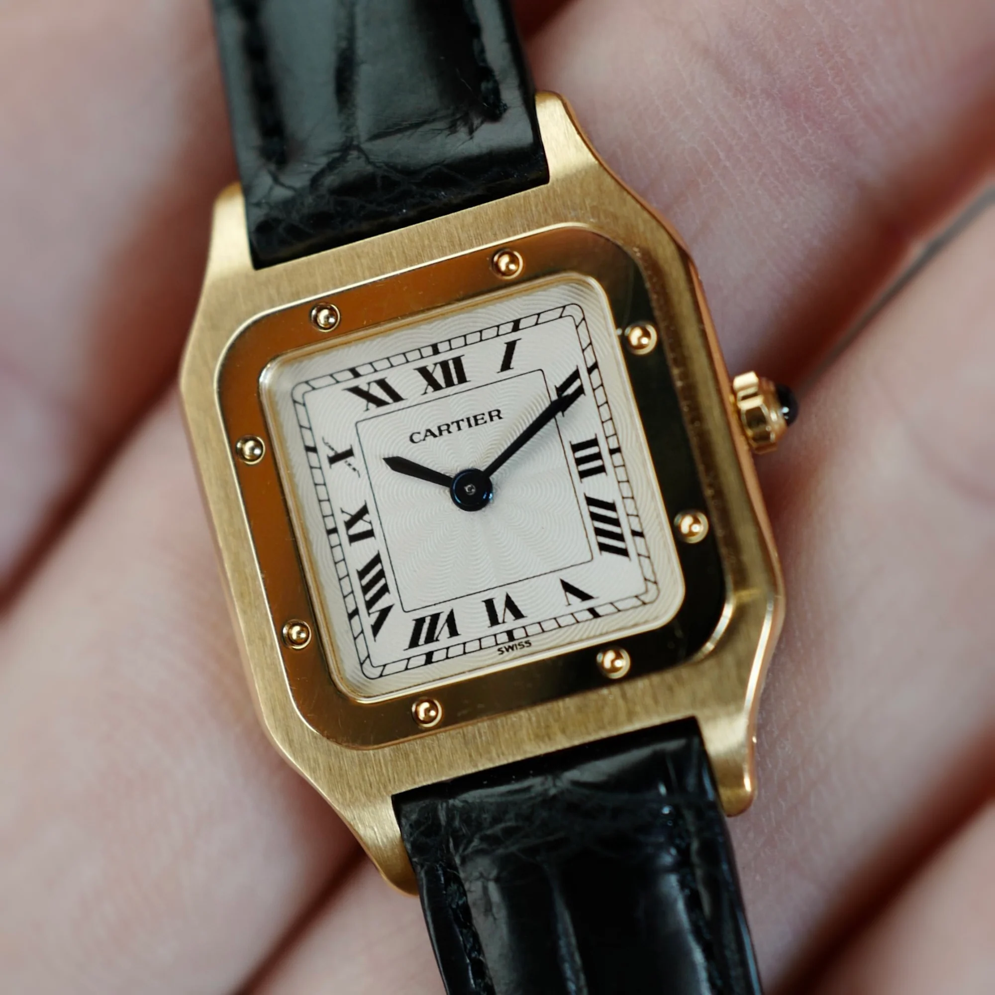Cartier Yellow Gold Santos Dumont Ref. 821053 - Image 4
