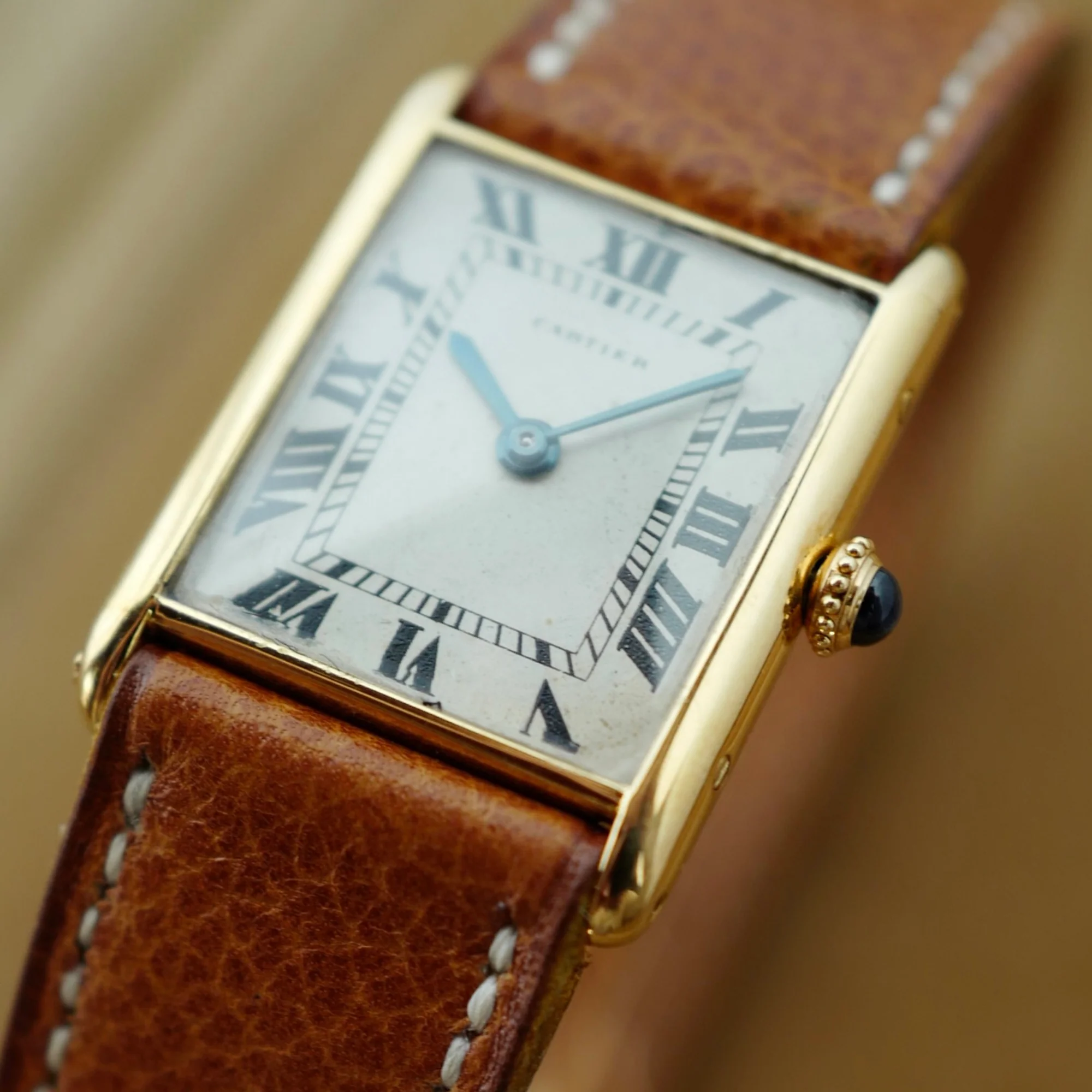 Cartier Yellow Gold Tank, 1940s - Image 6