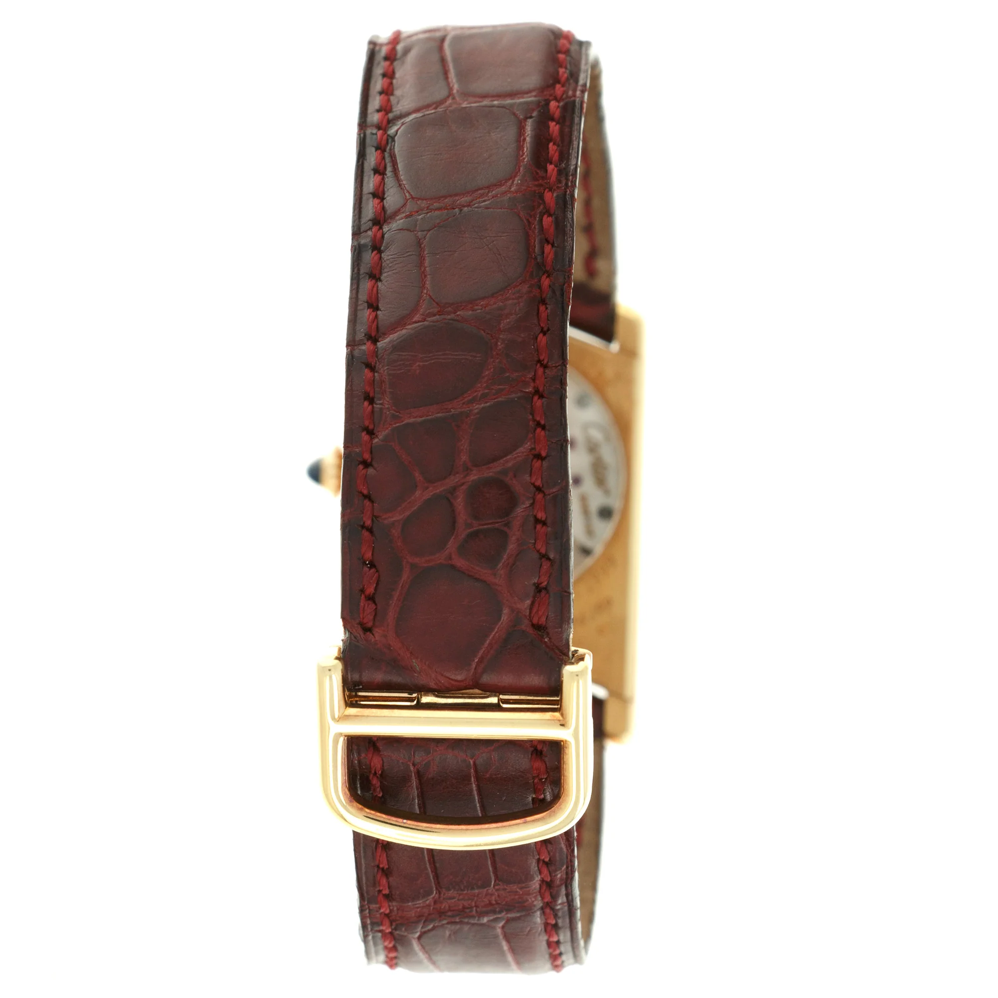 Cartier Yellow Gold Tank Asymmetrical Watch, Ref. 2488 - Image 6