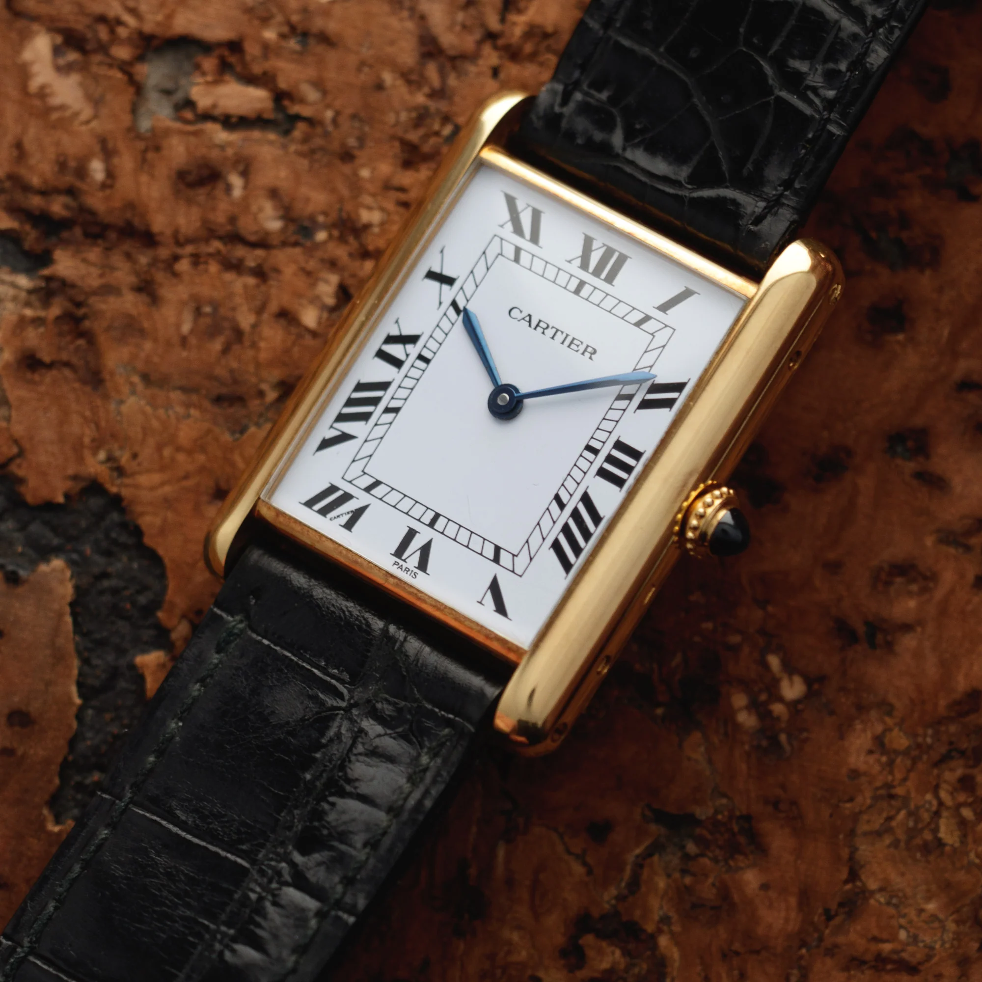 Cartier Yellow Gold Tank Automatique - Image 2