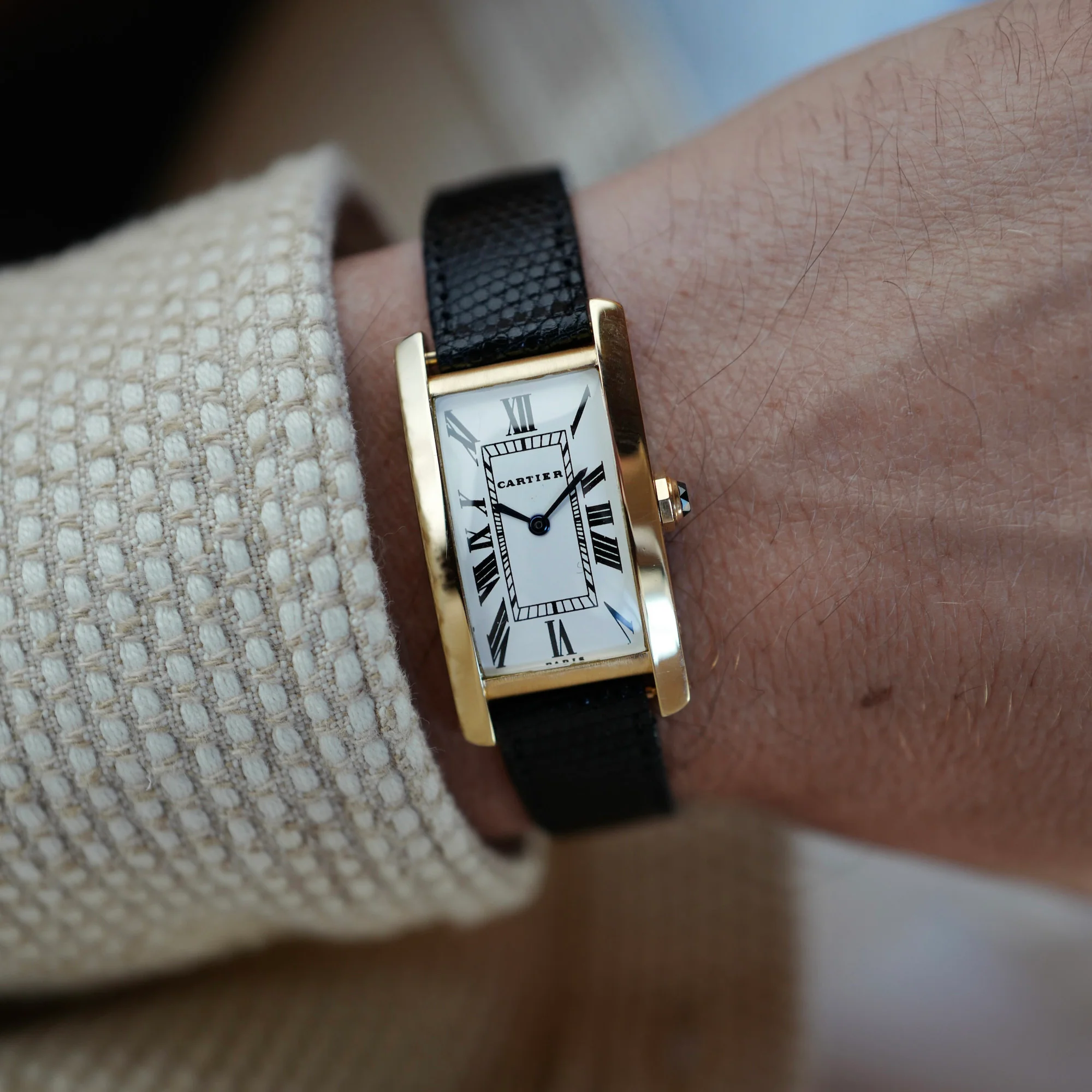 Cartier Yellow Gold Tank Cintree - Image 3