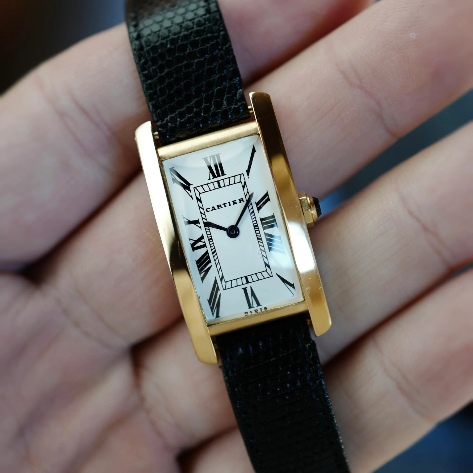 Cartier Yellow Gold Tank Cintree - Image 4