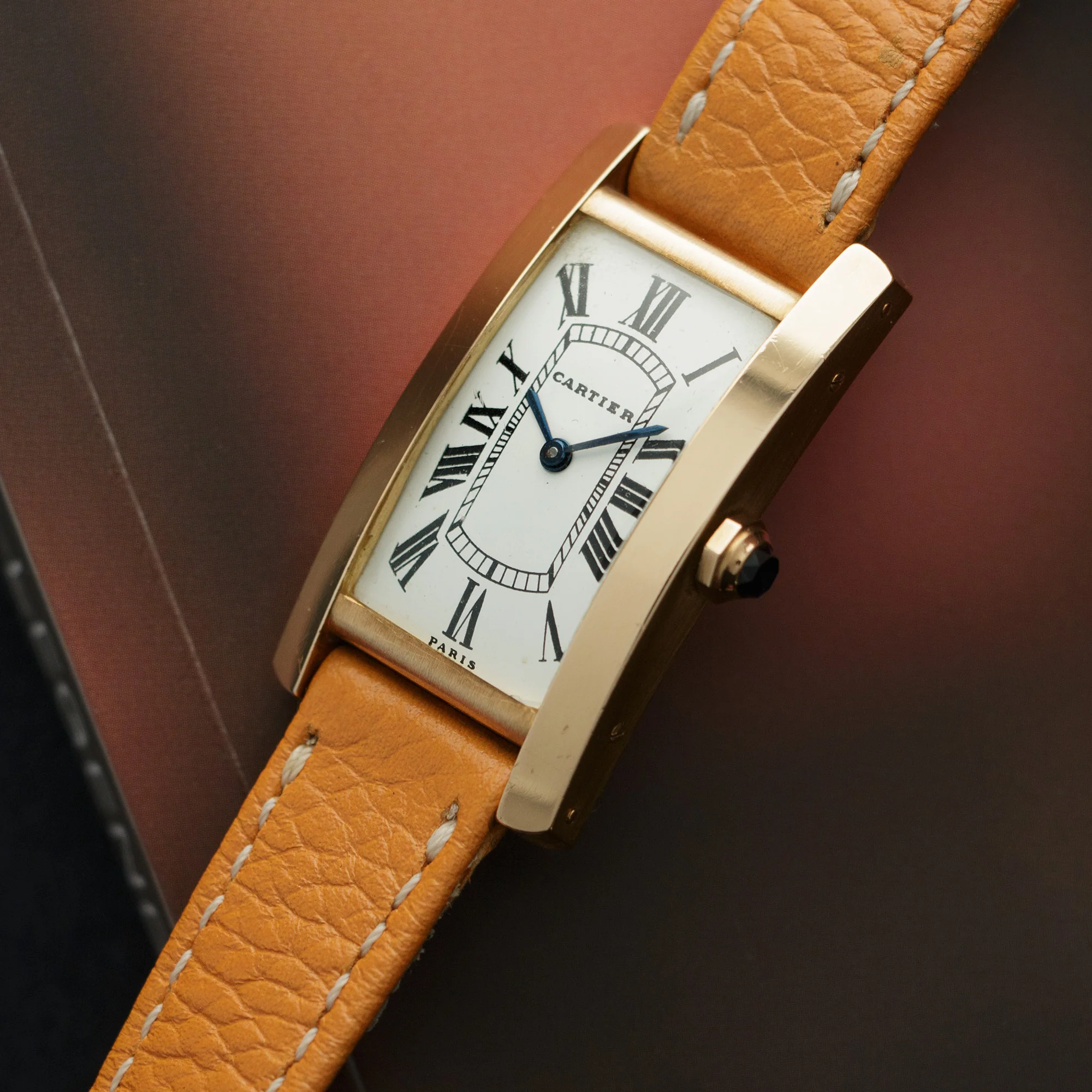 Cartier Yellow Gold Tank Cintree Watch, 1970s - Image 2