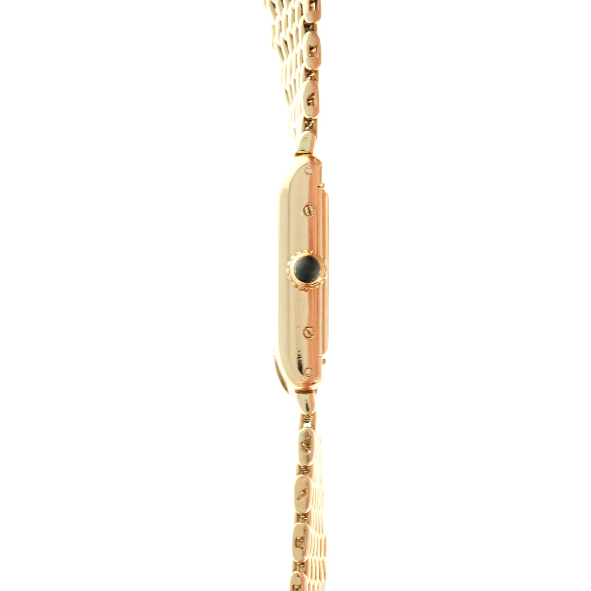 Cartier Yellow Gold Tank Mechanical Watch on a Bracelet - Image 3