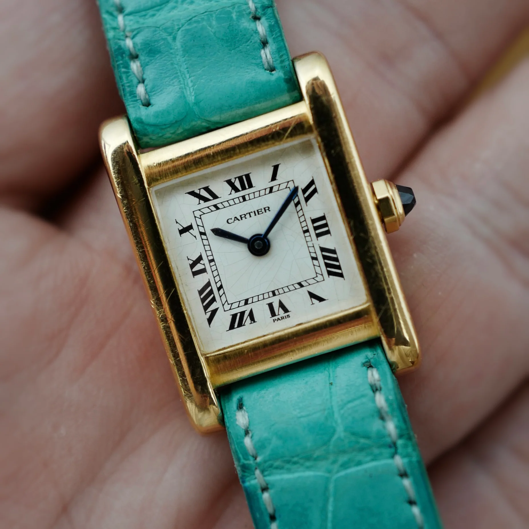 Cartier Yellow Gold Tank Normale Paris Ref. 78093 - Image 6