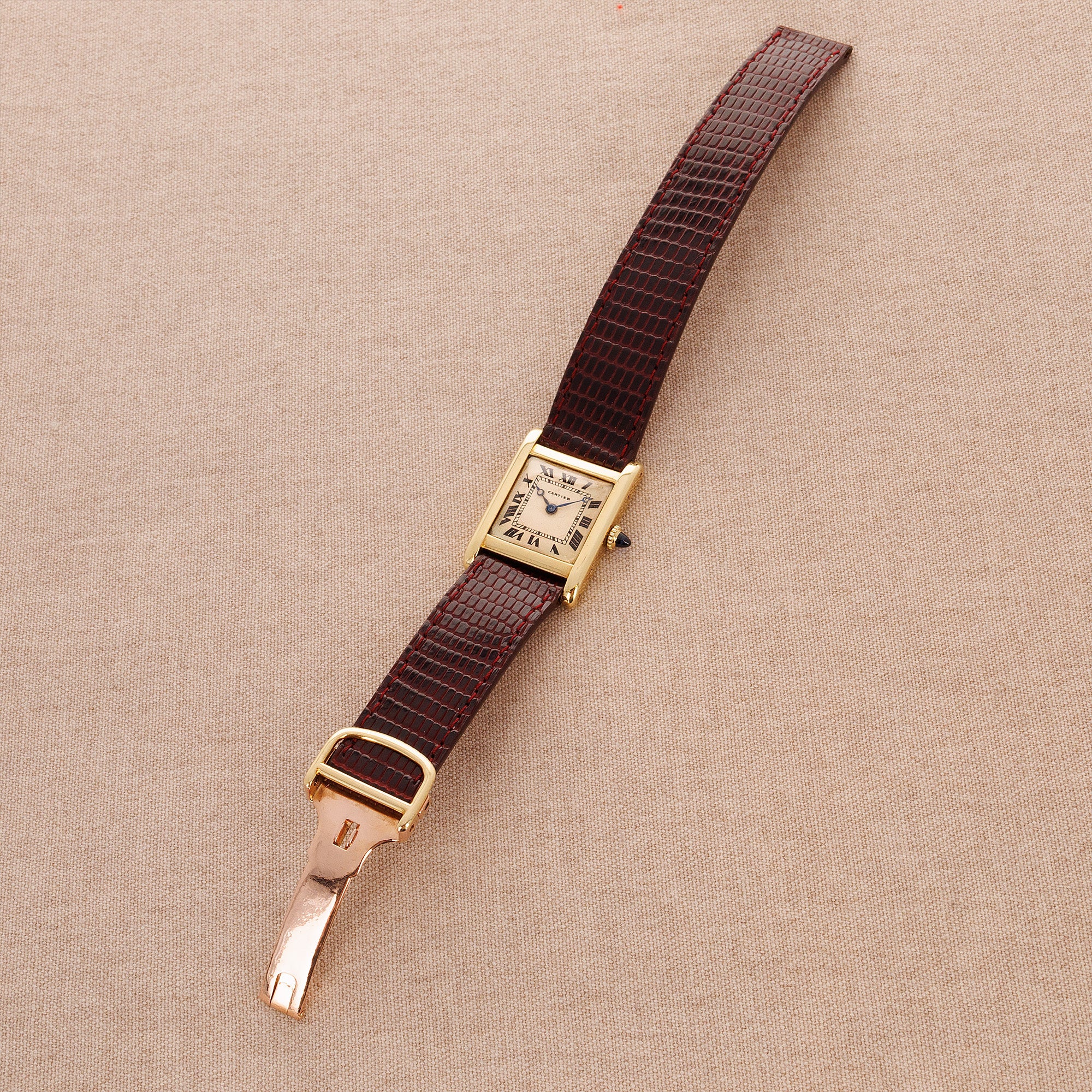 Cartier Yellow Gold Tank Normale Watch, European Watch & Clock - Image 5