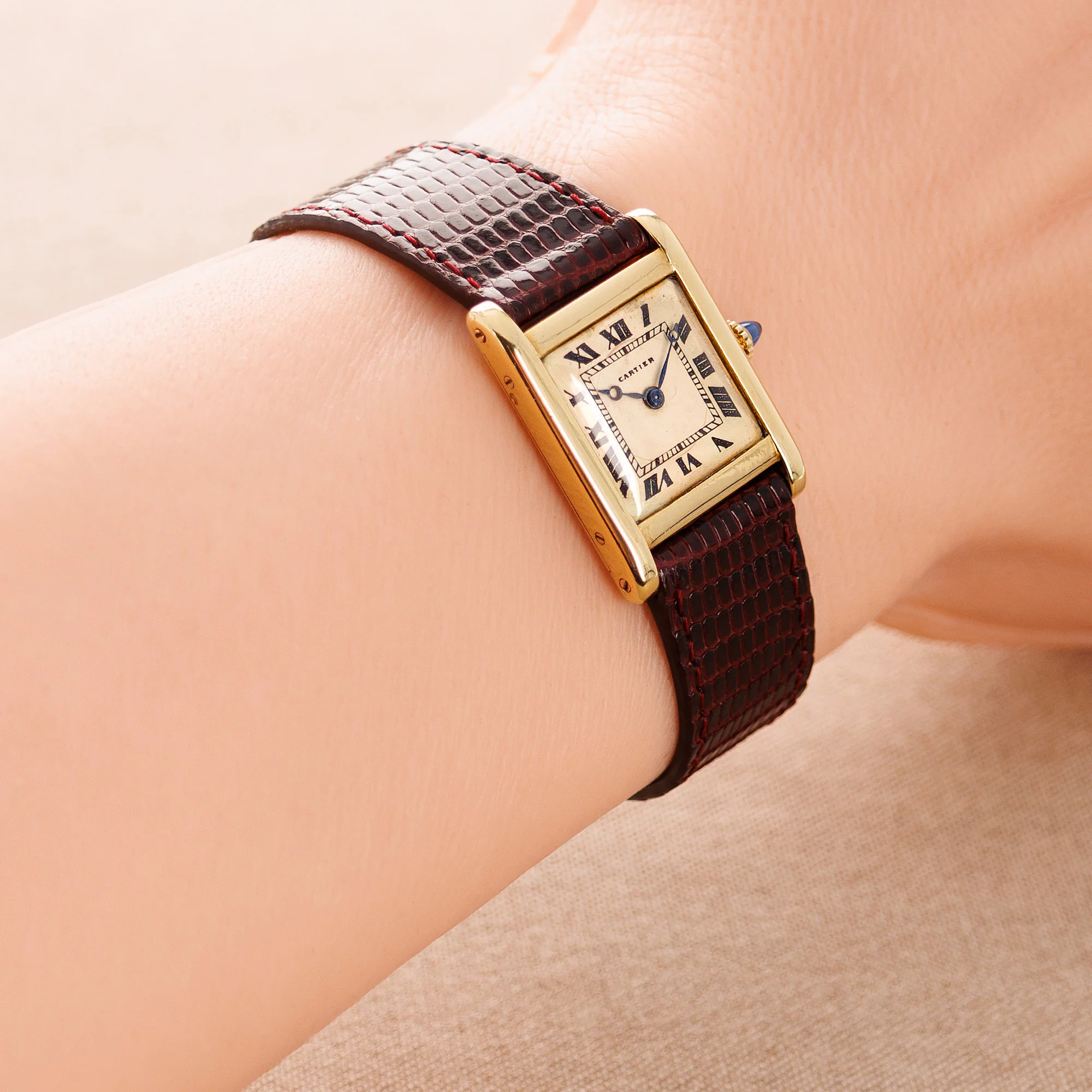 Cartier Yellow Gold Tank Normale Watch, European Watch & Clock - Image 6