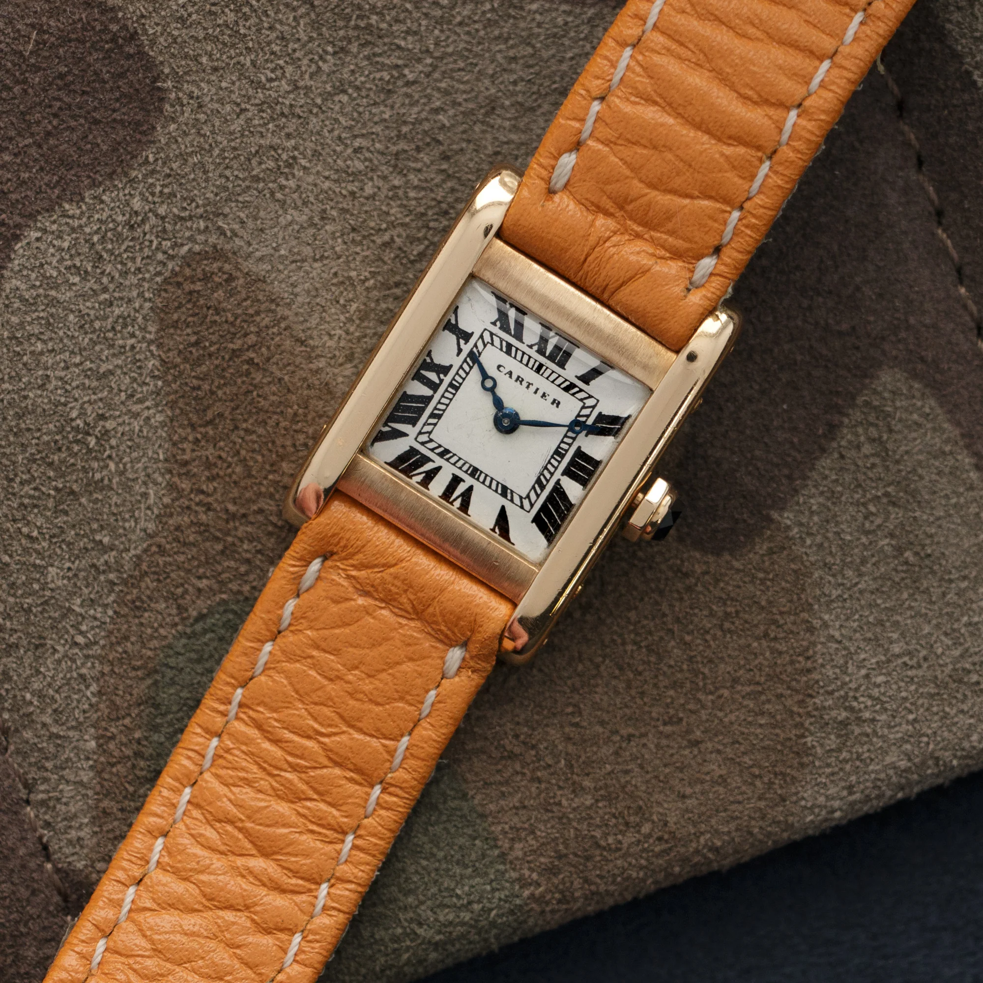 Cartier Yellow Gold Tank Normale Watch, Famously Popularized by Jackie Onassis - Image 2