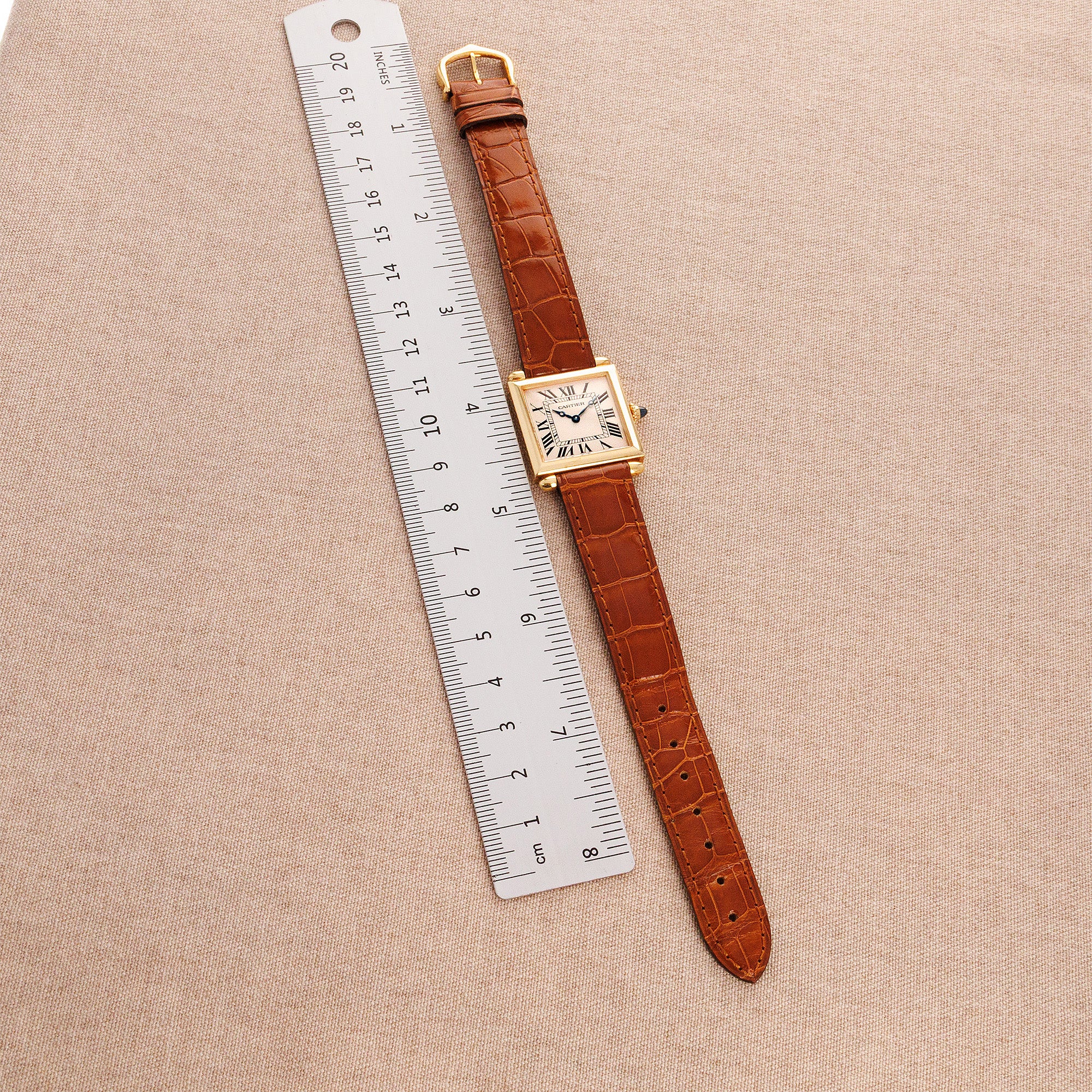 Cartier Yellow Gold Tank Obus Ref. 1630 - Image 6