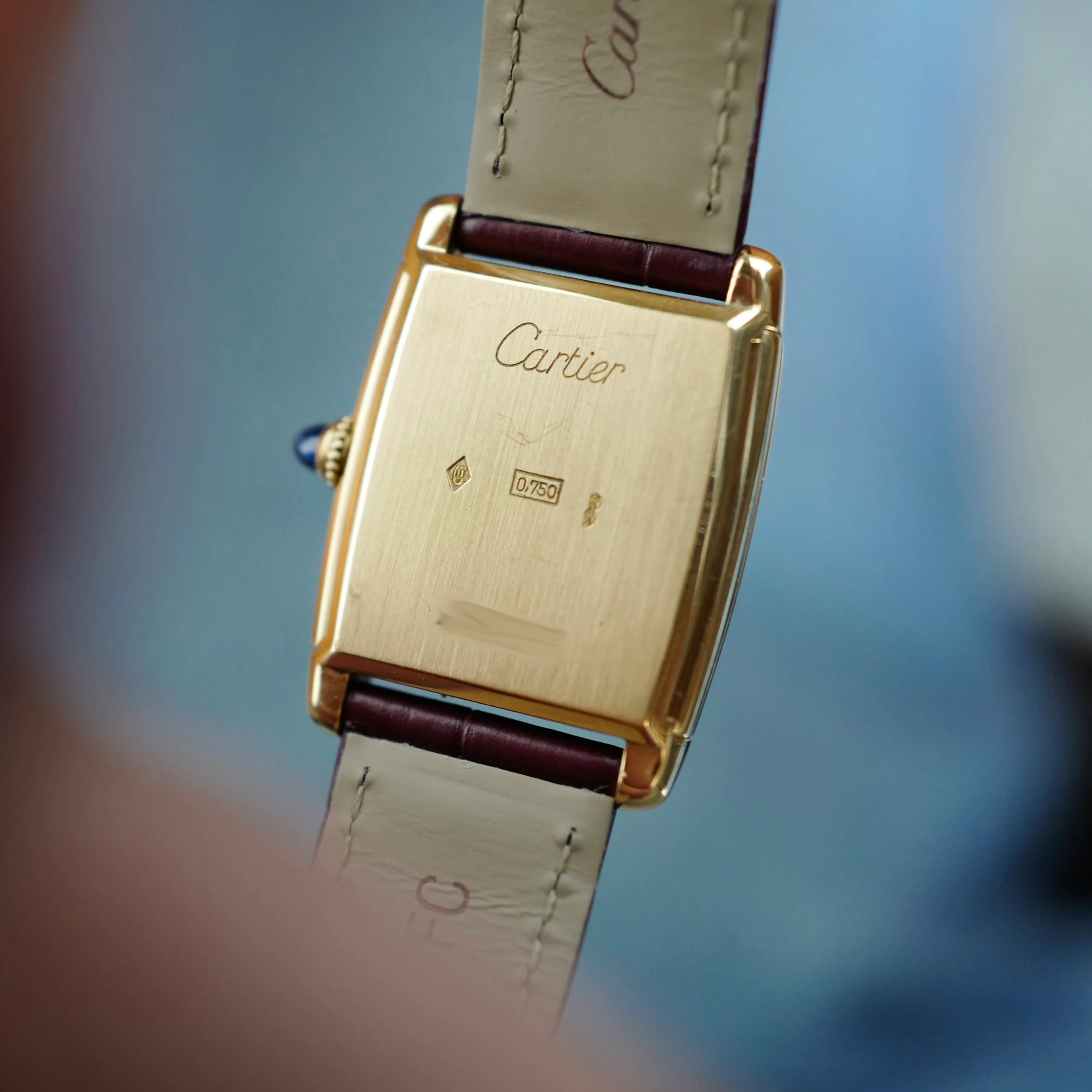 Cartier Yellow Gold Tank Reverso (New Arrival) - Image 3