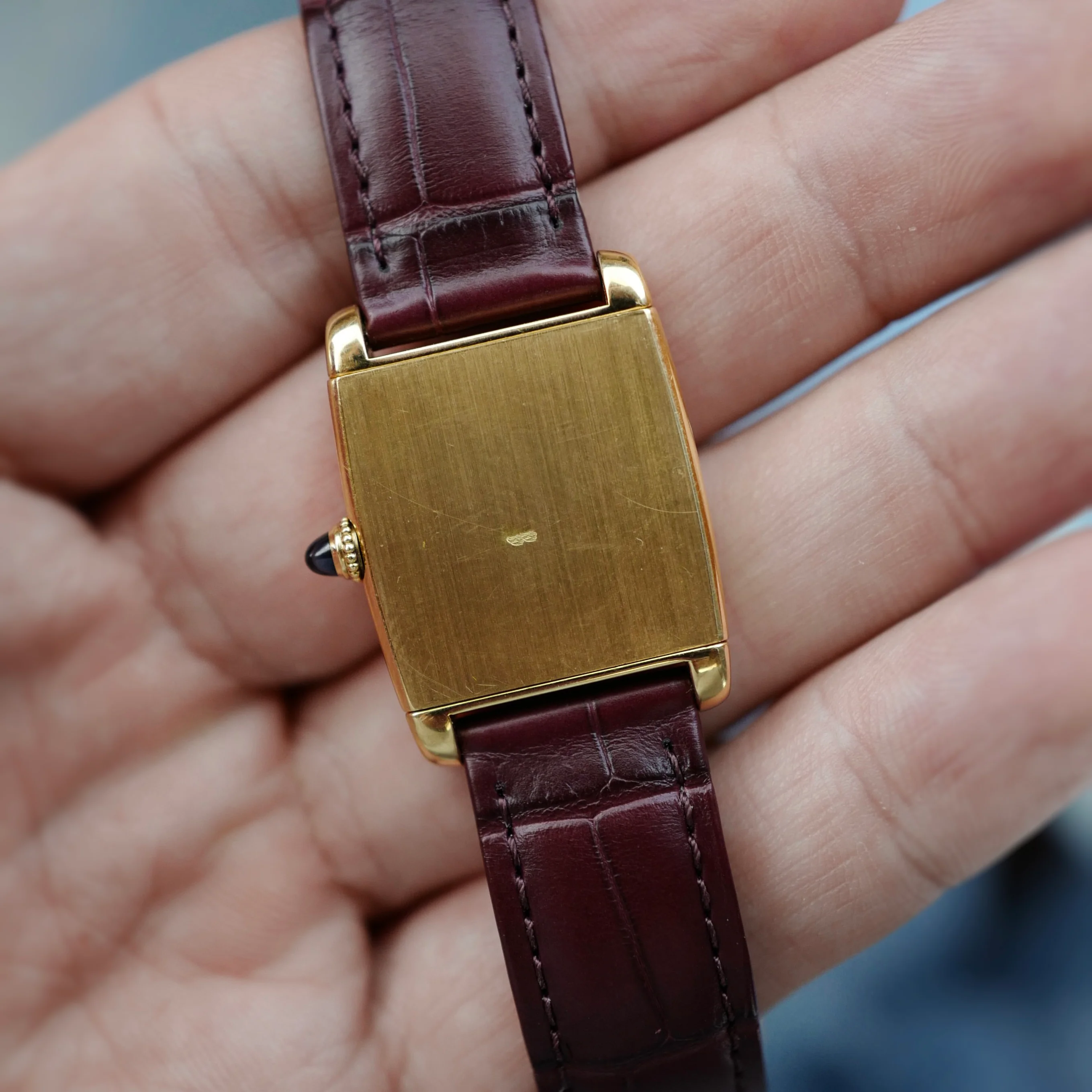 Cartier Yellow Gold Tank Reverso (New Arrival) - Image 5