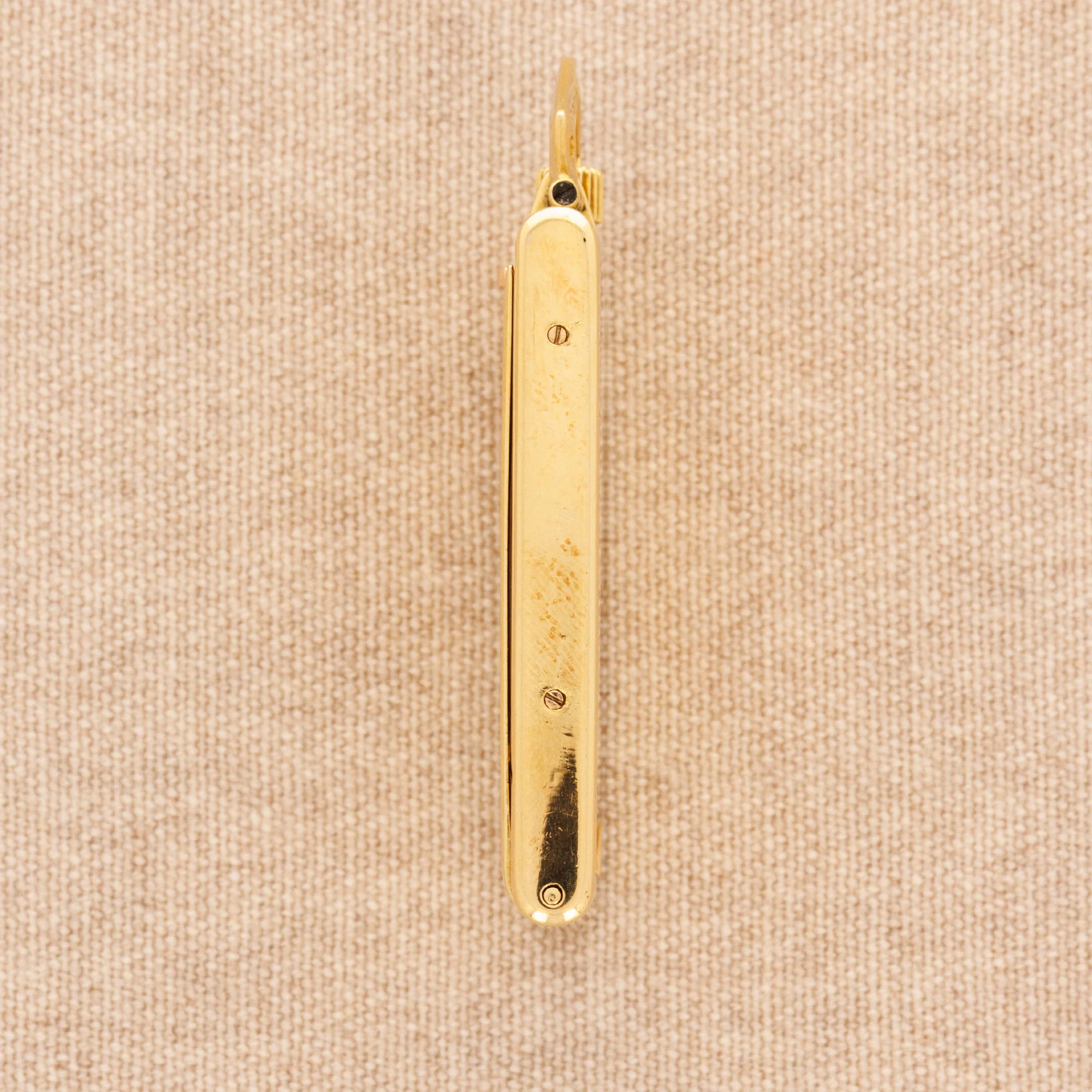 Cartier Yellow Gold Tank Travel Clock, Sold in London - Image 5