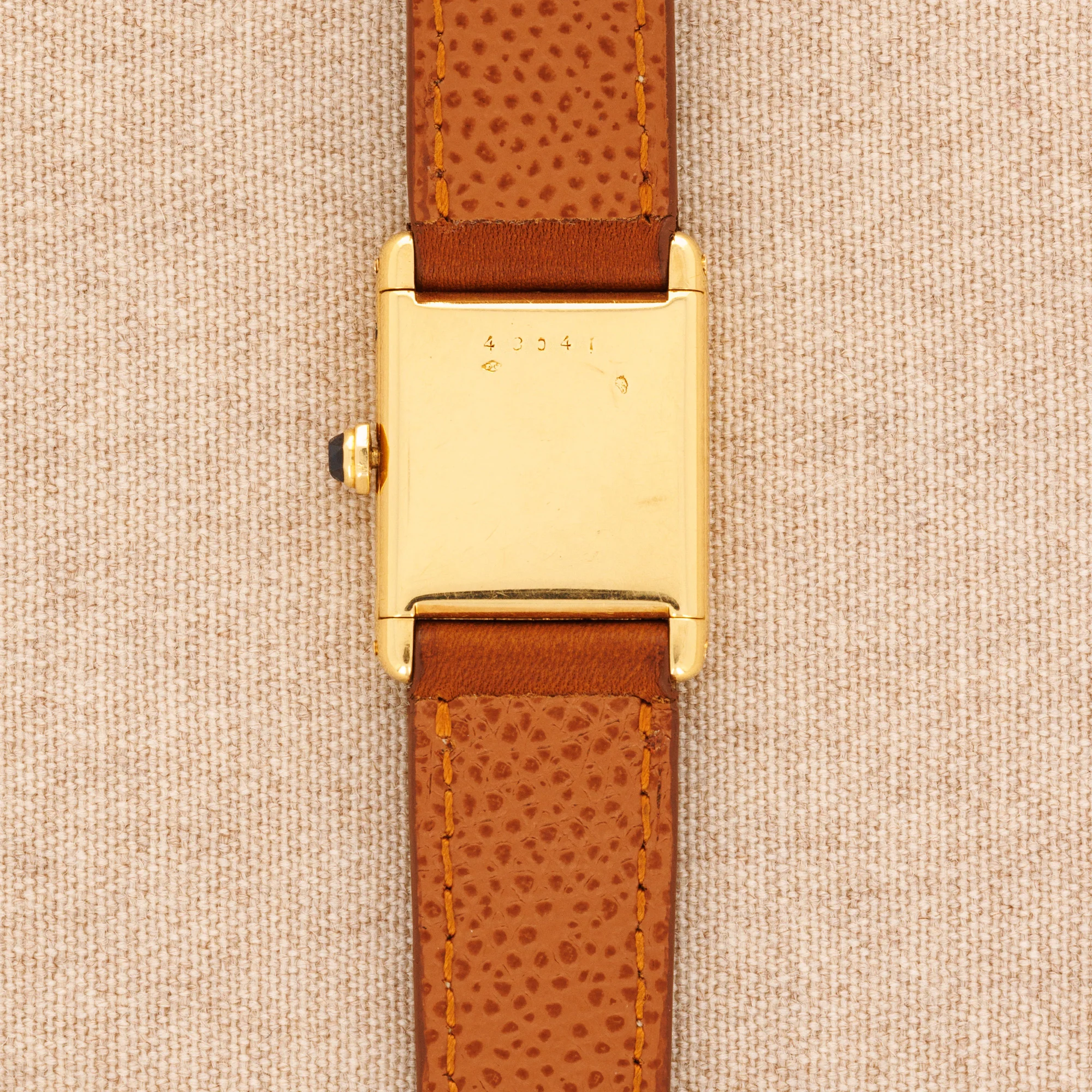 Cartier Yellow Gold Tank Watch, European Watch & Clock from 1959 - Image 3