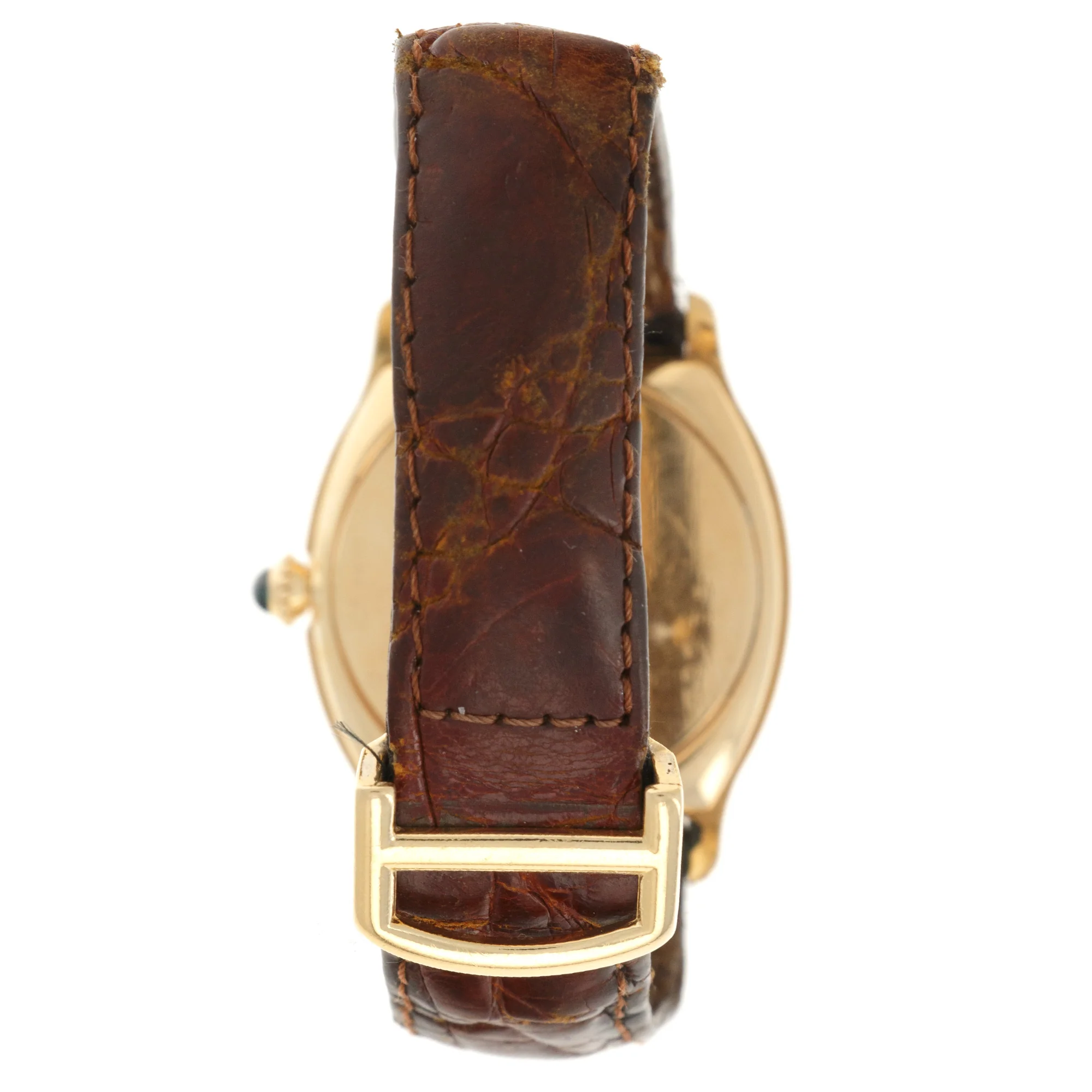 Cartier Yellow Gold Tortue Watch, Circa 1970s - Image 5