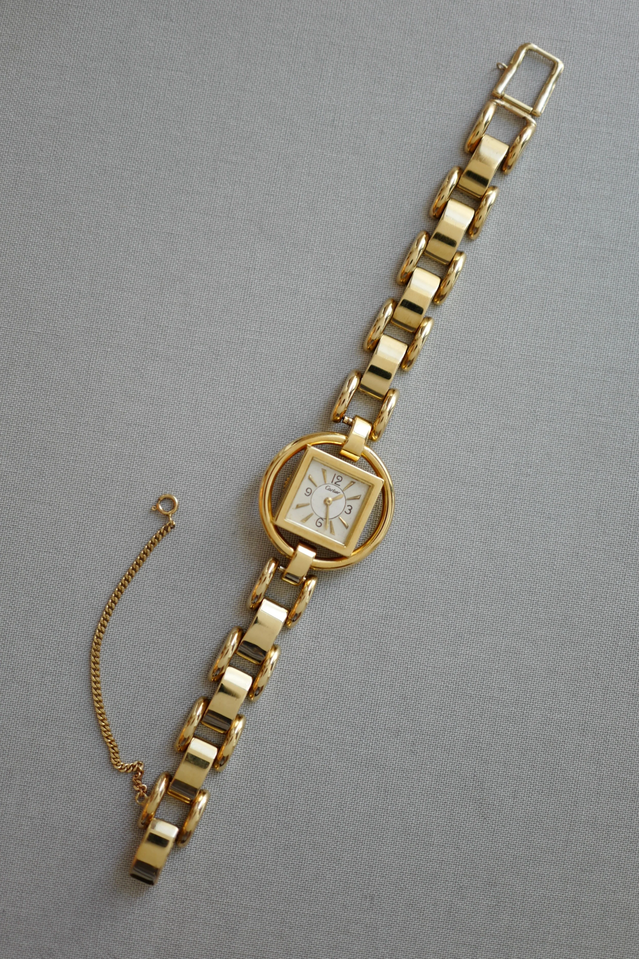 Cartier Yellow Gold Unusual Bracelet Watch - Image 5