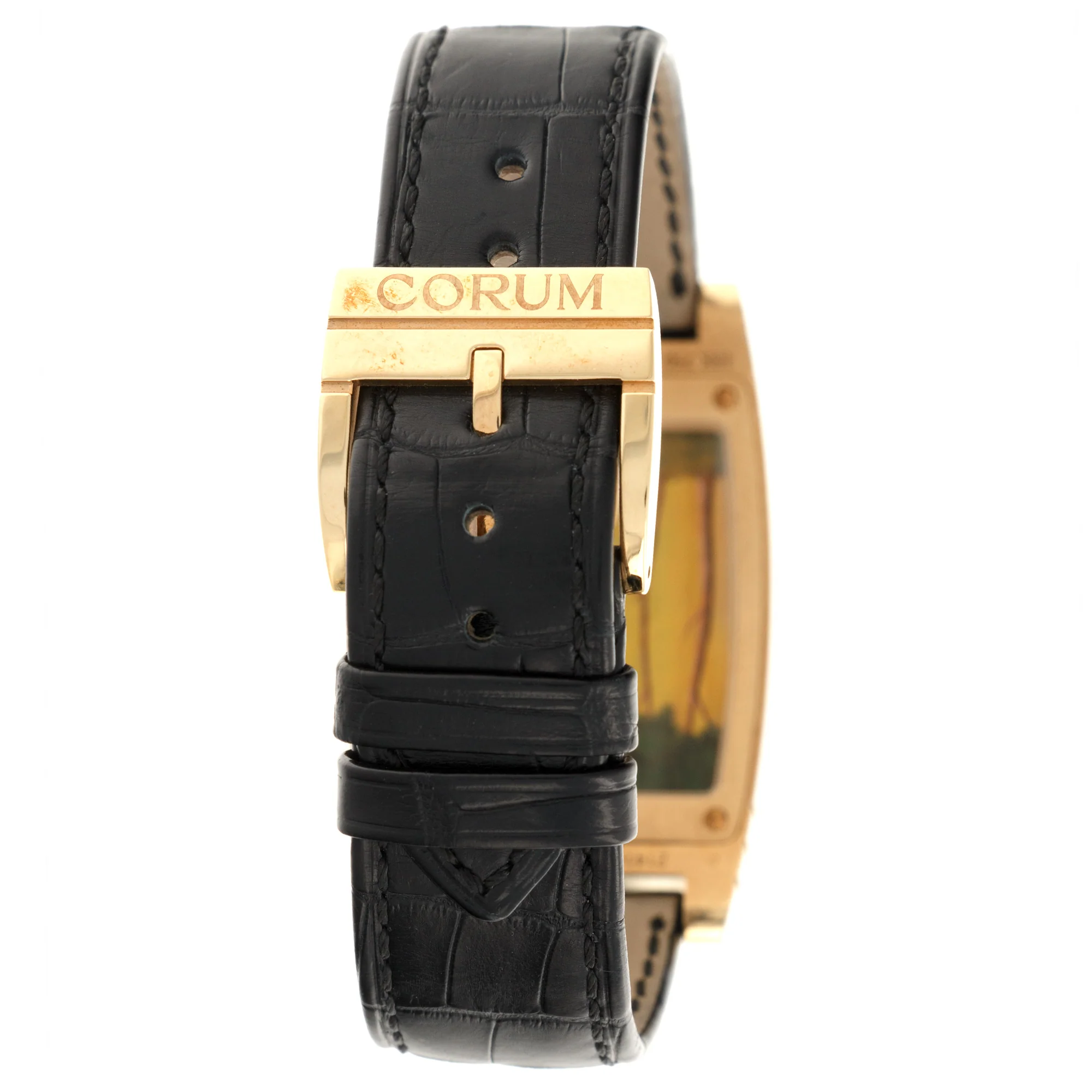 Corum Rose Gold Golden Bridge Adam & Eve Watch - Image 5
