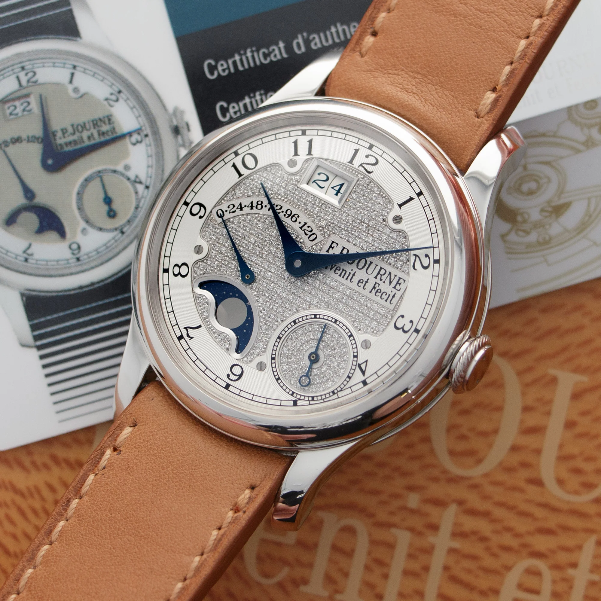 F.P Journe Platinum Octa Automatique Diamond Watch - Image 2