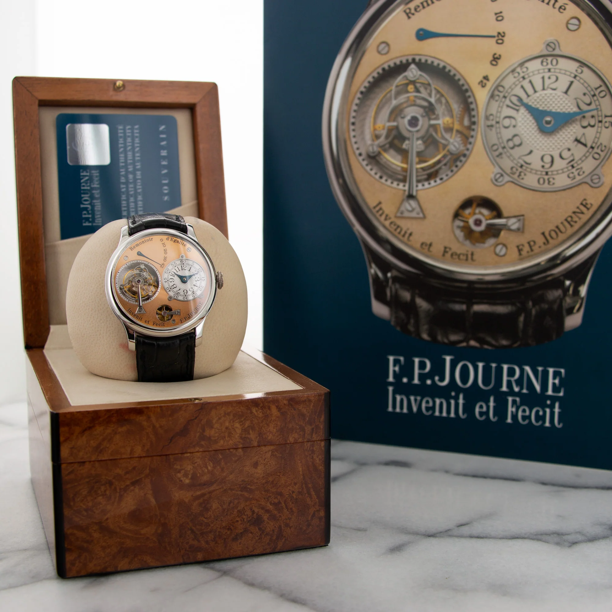 F.P. Journe Platinum Remontoir dEgalite Tourbillon Watch - Image 6
