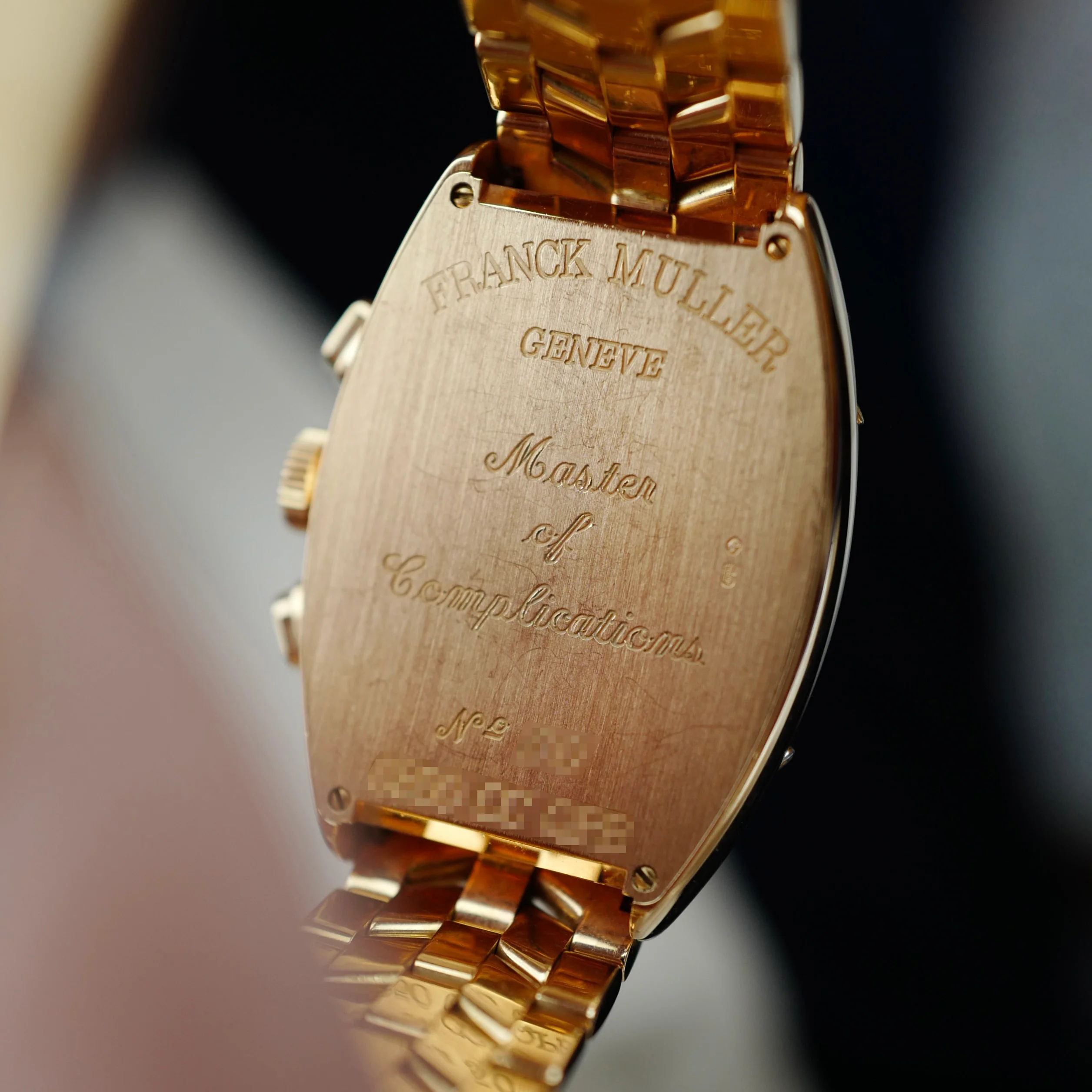 Franck Muller Rose Gold Cintree Curvex Perpetual Chronograph Ref. 6850 (New Arrival) - Image 3