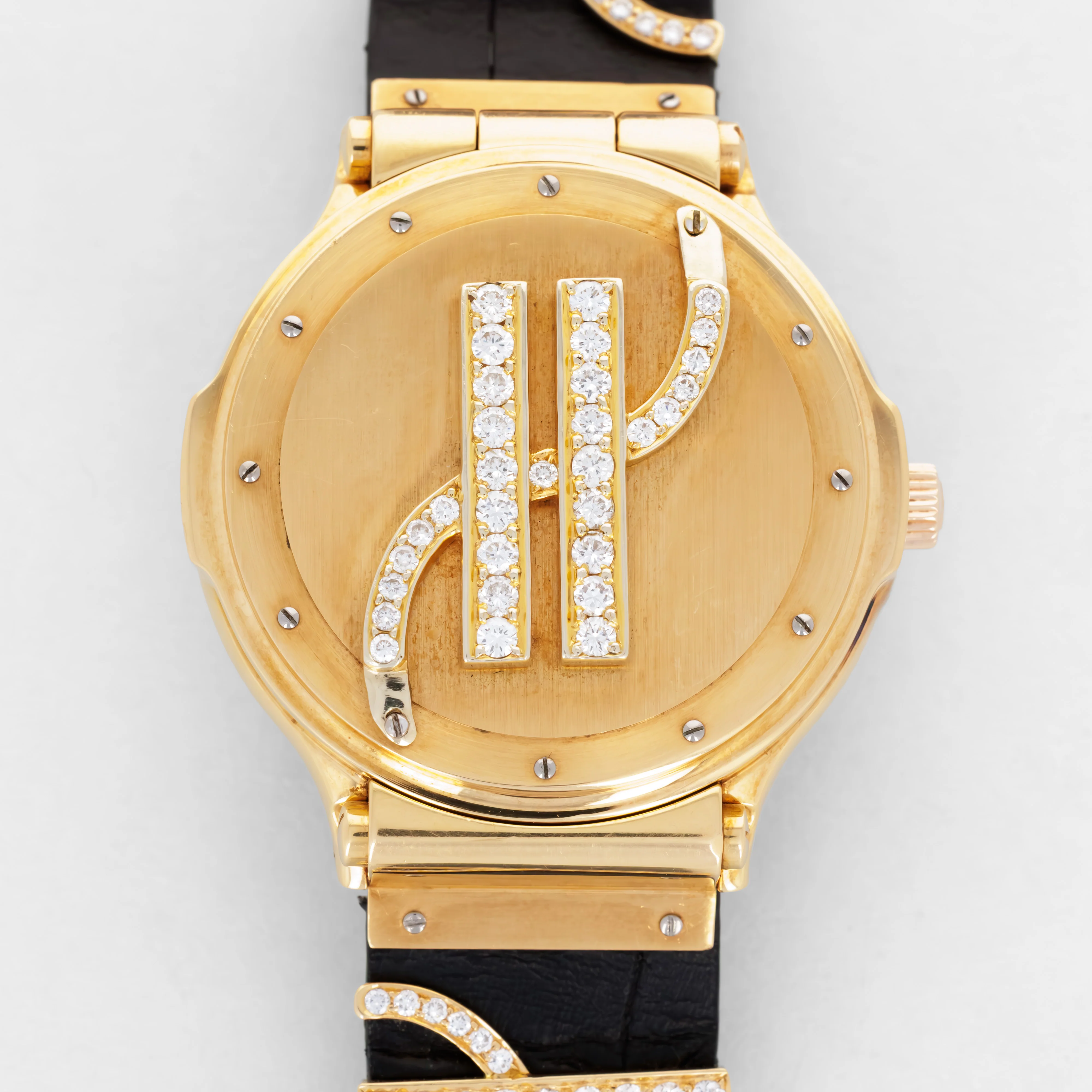 Hublot Yellow Gold MDM Cloisonne Ship Cover Watch Ref. 1589.8