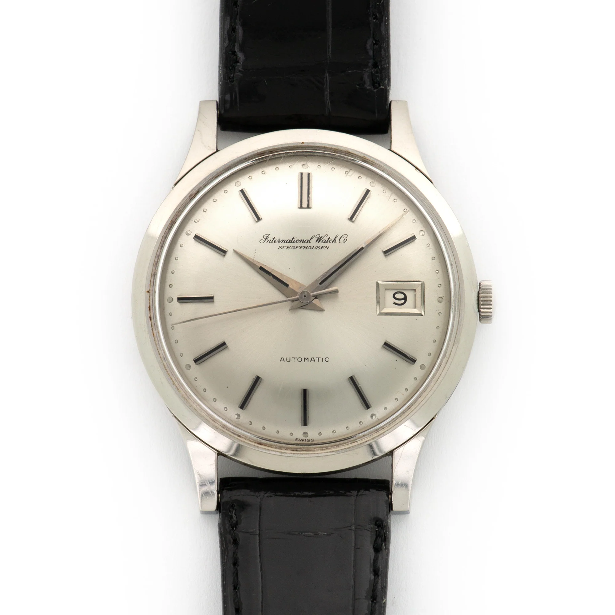 IWC Steel Automatic Strap Watch