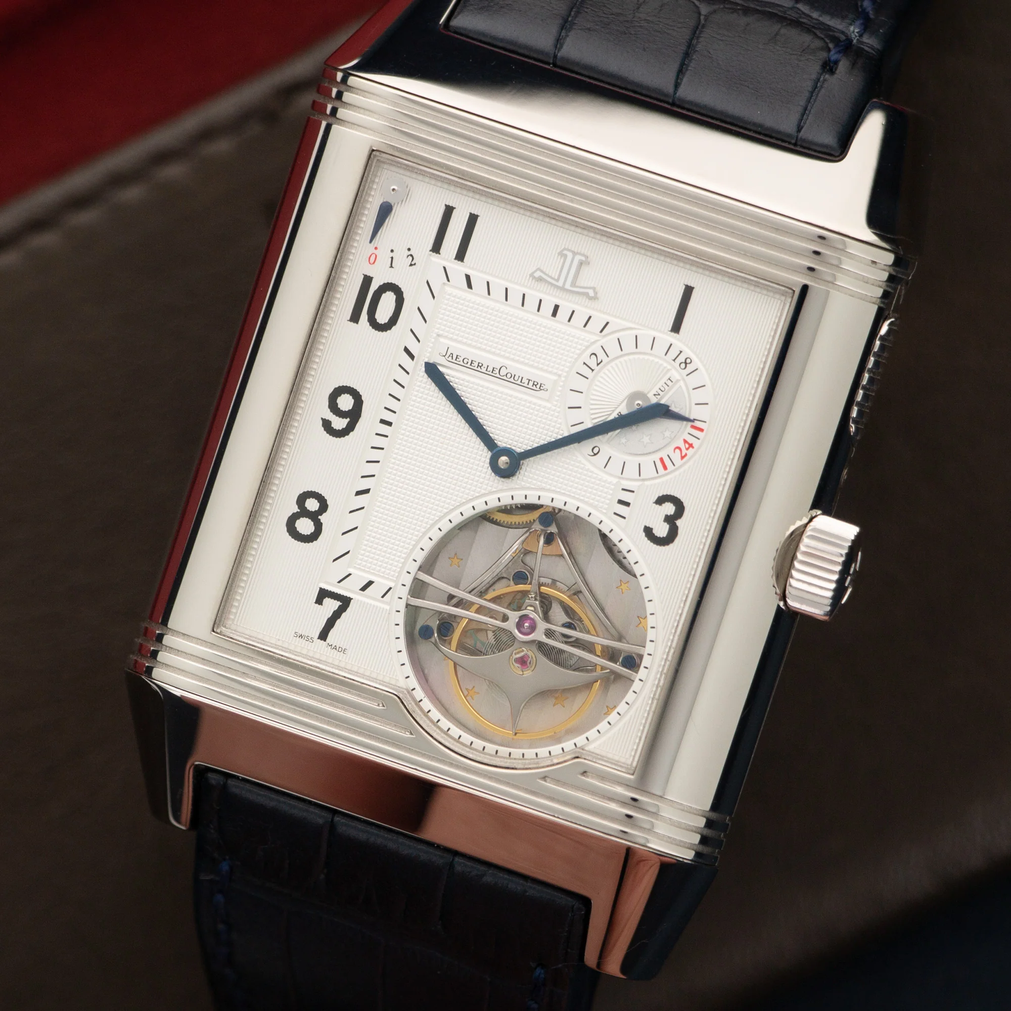 Jaeger Lecoultre Platinum Tourbillon Triptyque Ref 241.6.65 - Image 2