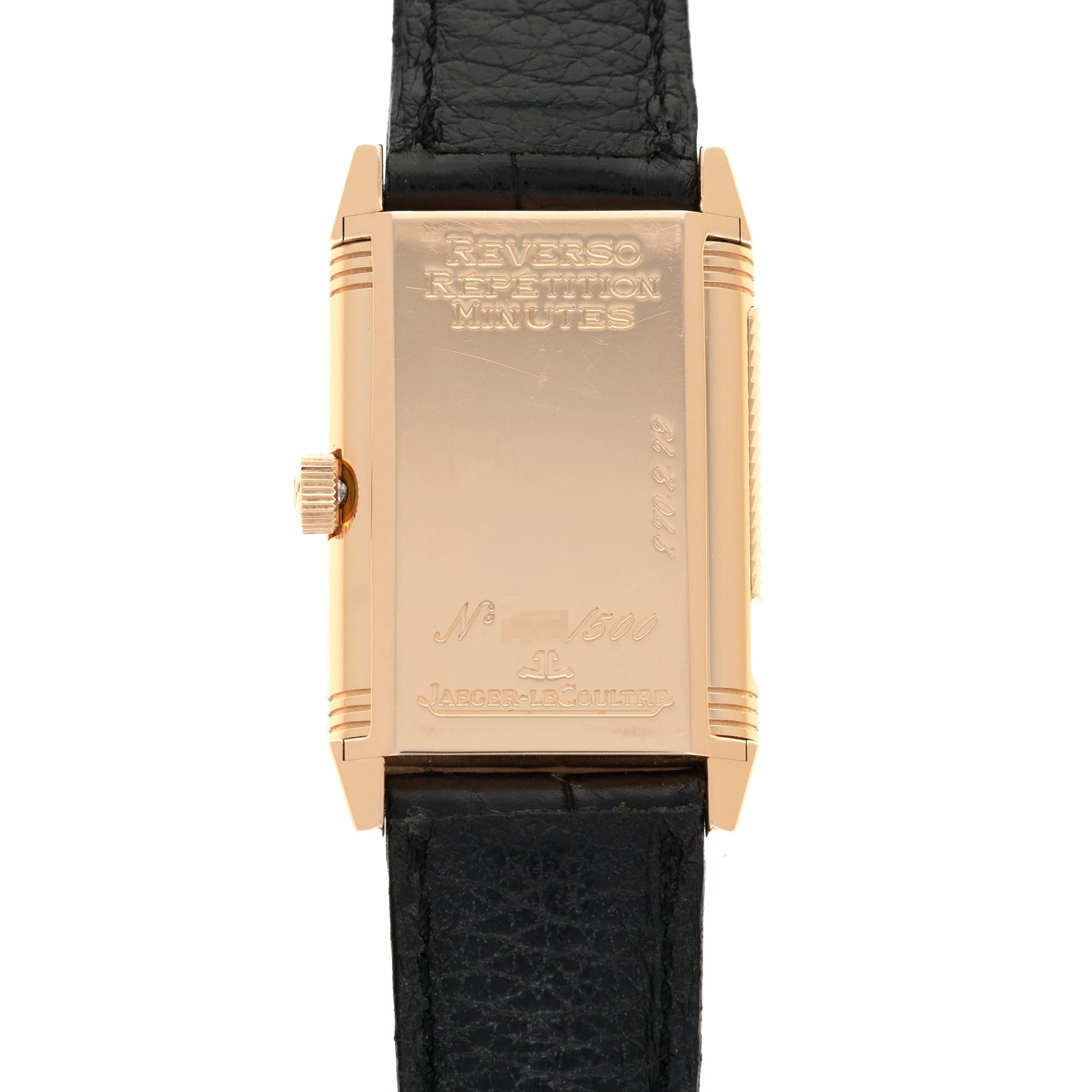 Jaeger Lecoultre Rose Gold Minute Repeater Reverso Watch, Ref. 270.2.73 - Image 5