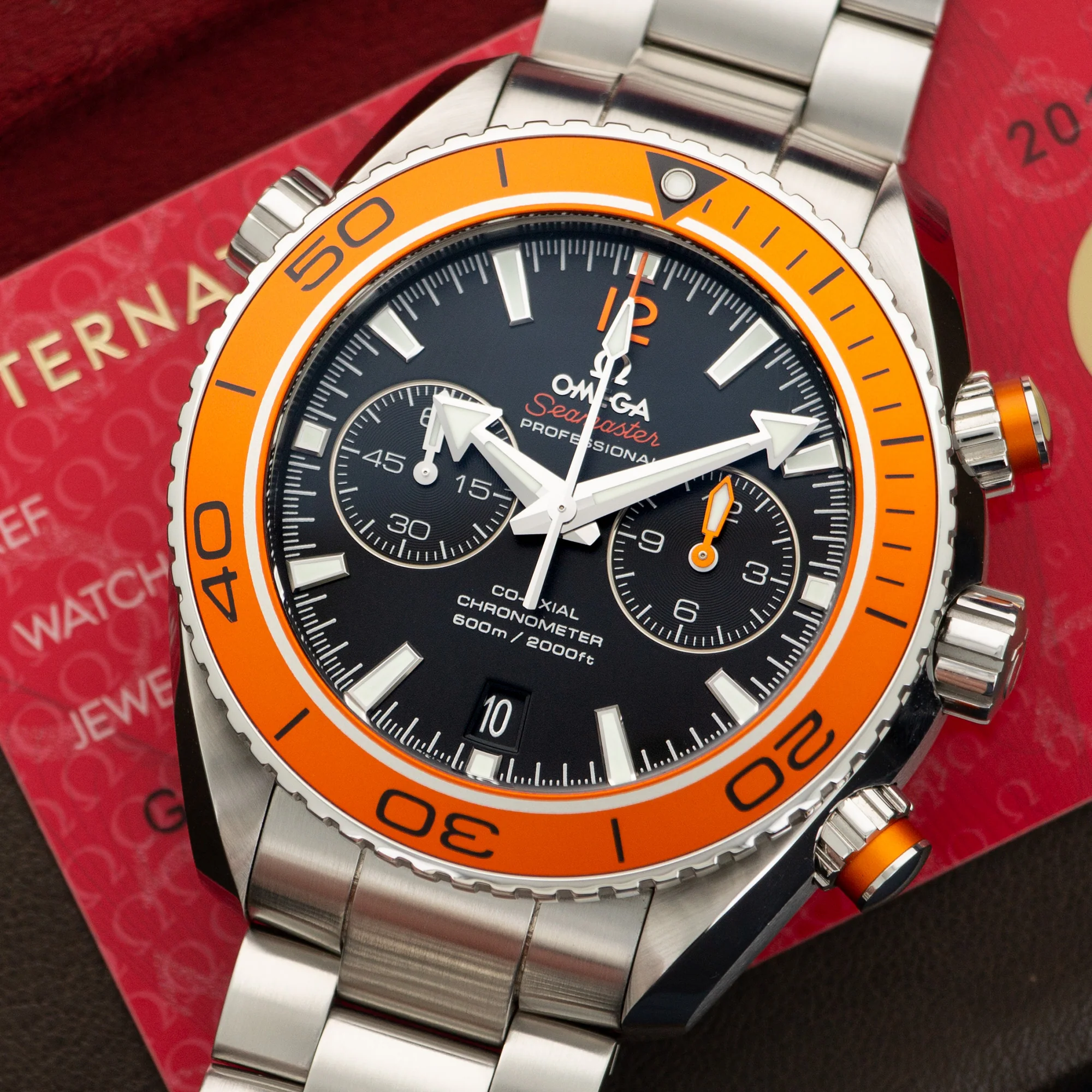 Omega Planet Ocean Chronograph Orange Watch Ref. 23230465101002 - Image 2