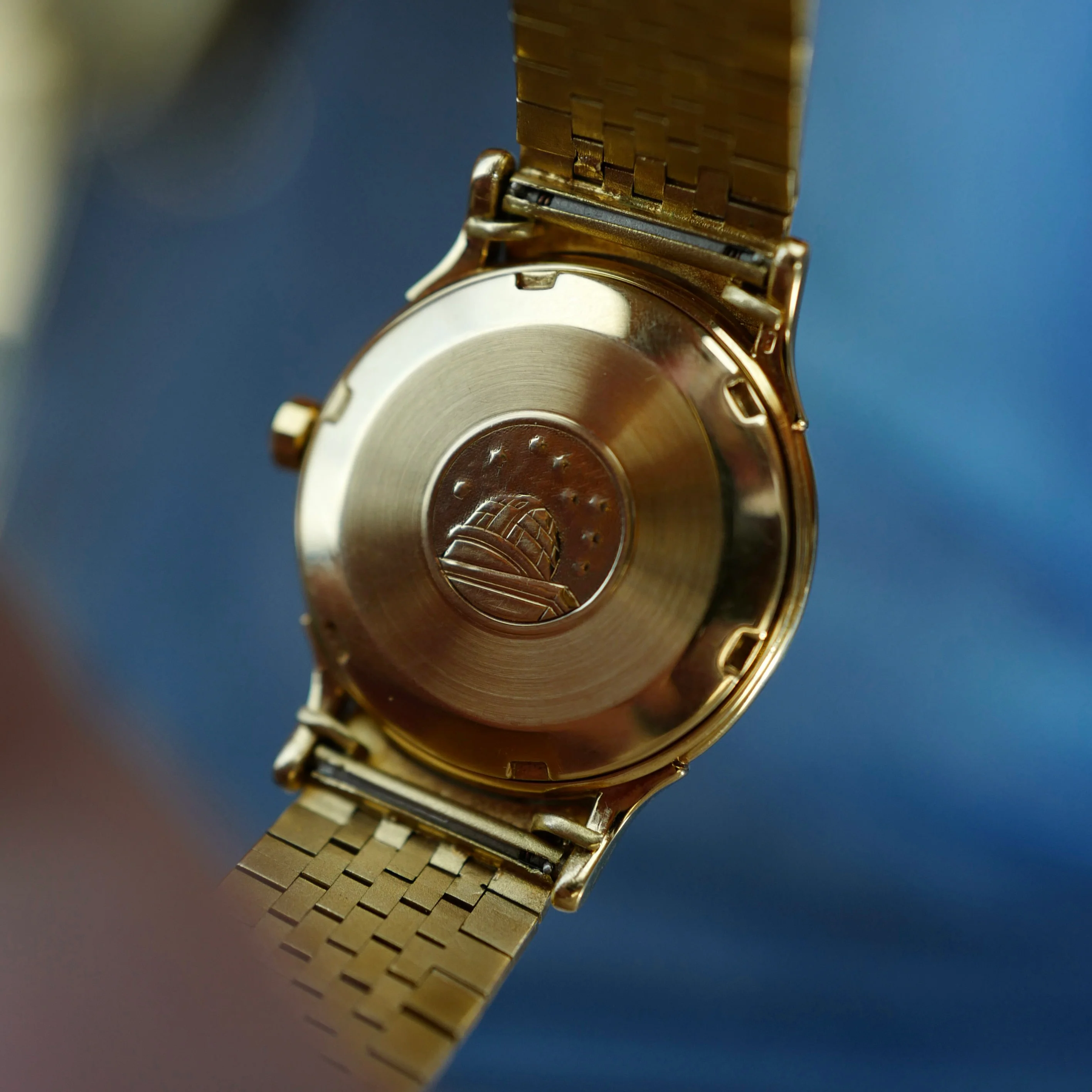 Omega Yellow Gold Constellation Geneva Observatory Cloisonne Watch - Image 5