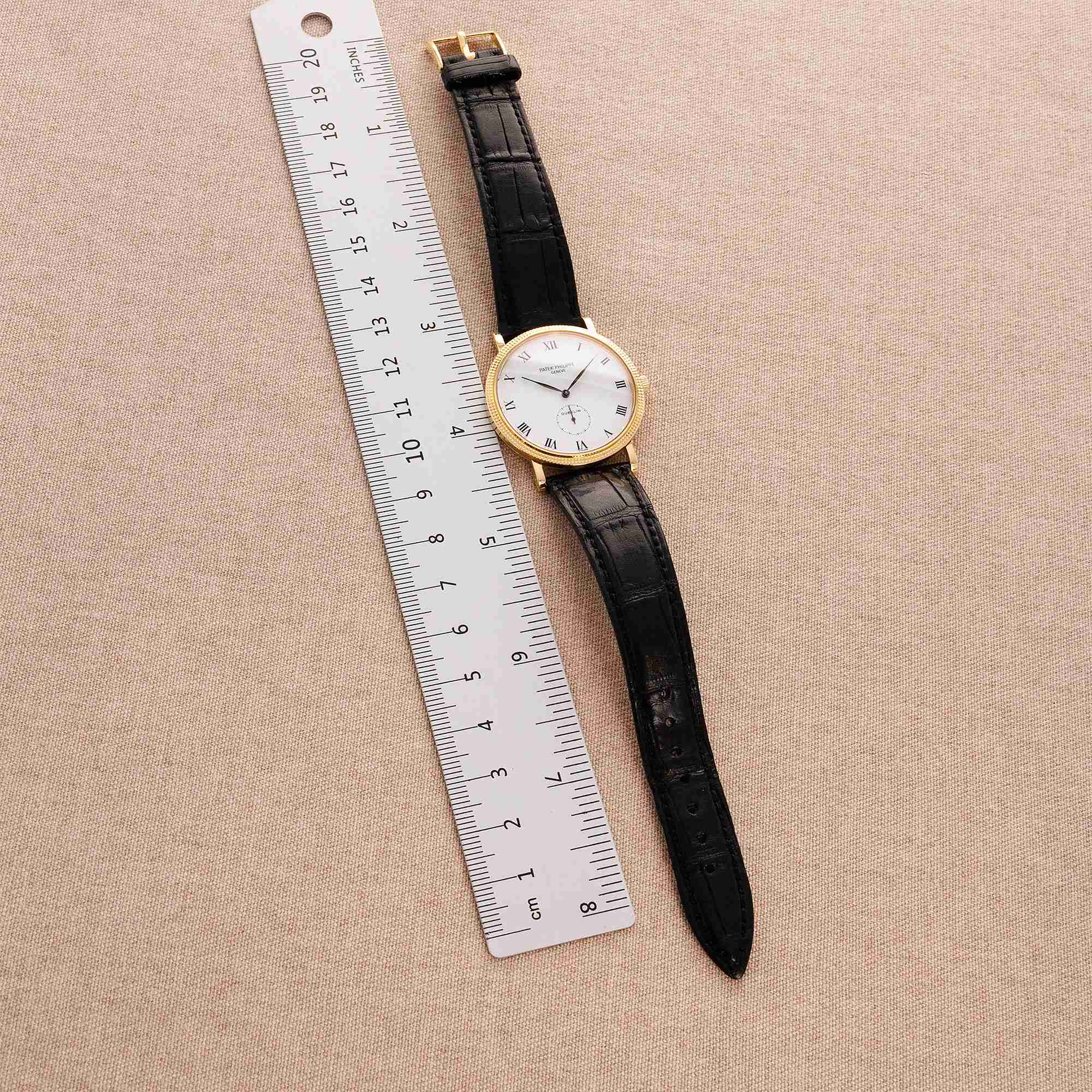 Patek Calatrava Yellow Gold Calatrava Ref. 3919 with Gubelin Dial - Image 4