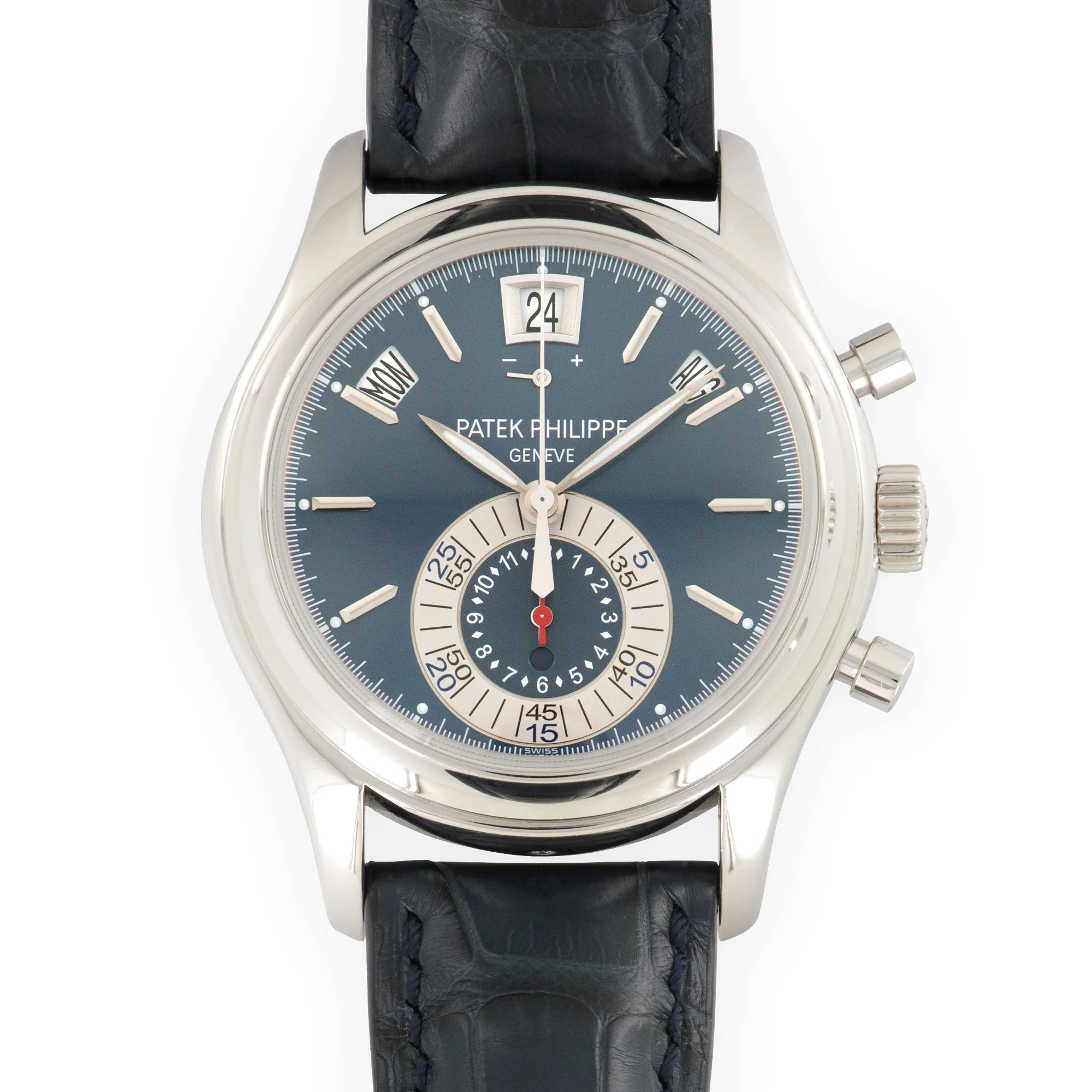 Patek Philippe Platinum Annual Calendar Chronograph Watch Ref. 5960