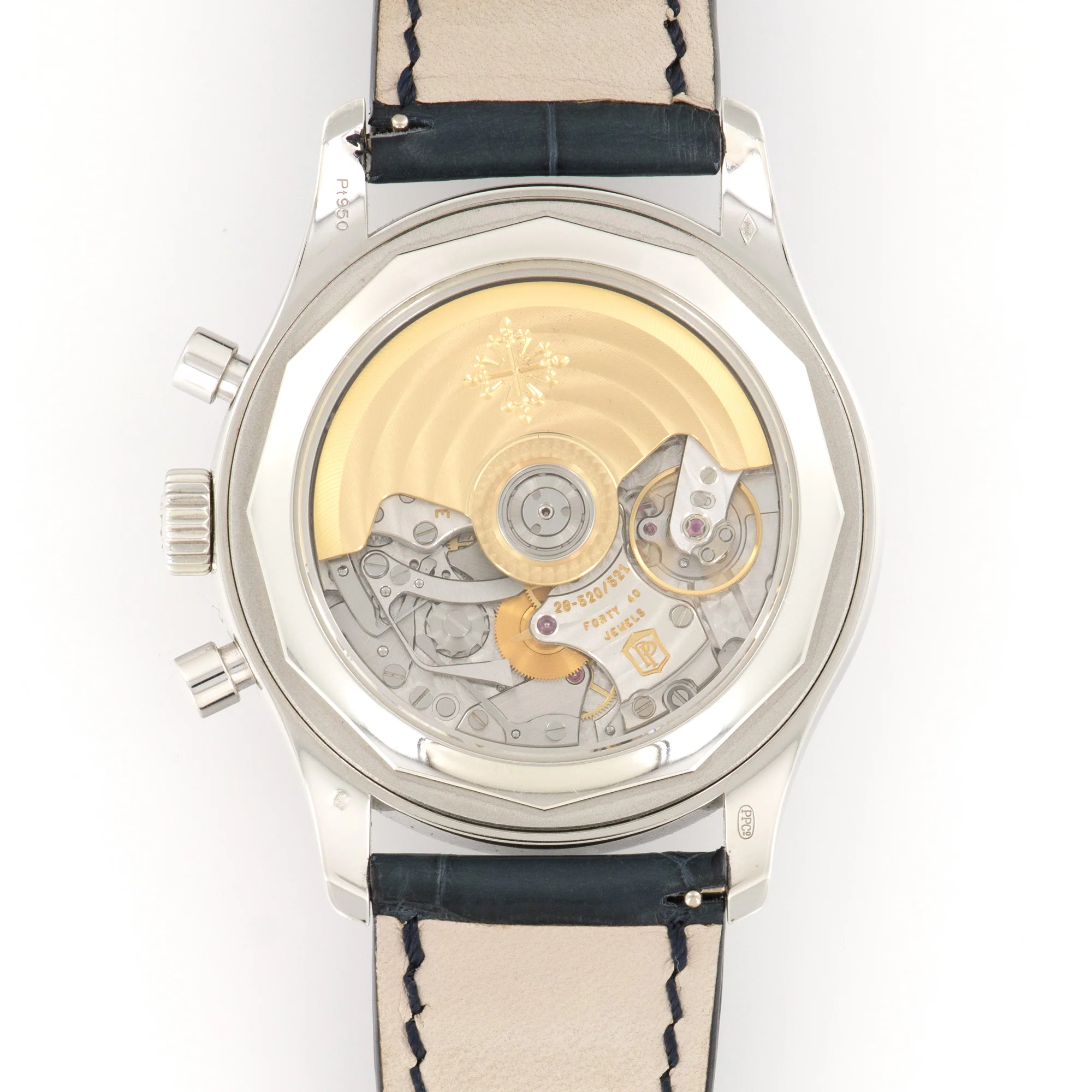 Patek Philippe Platinum Annual Calendar Chronograph Watch Ref. 5960 - Image 4