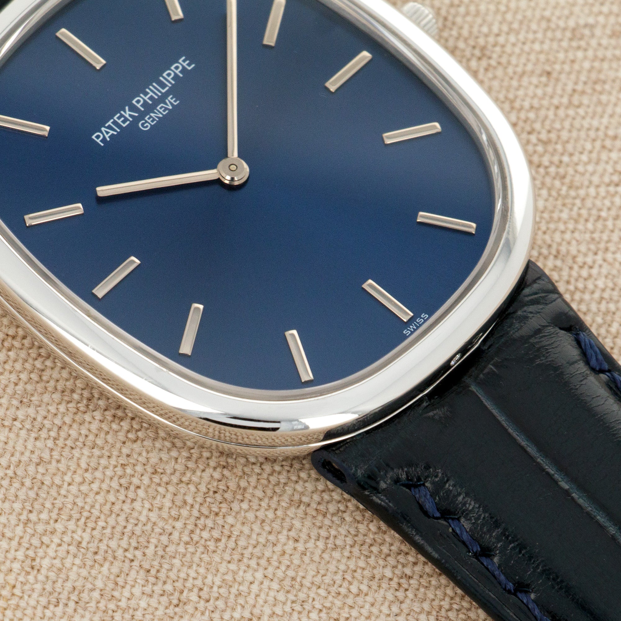 Patek Philippe Platinum Ellipse Watch Ref. 5738 - Image 3