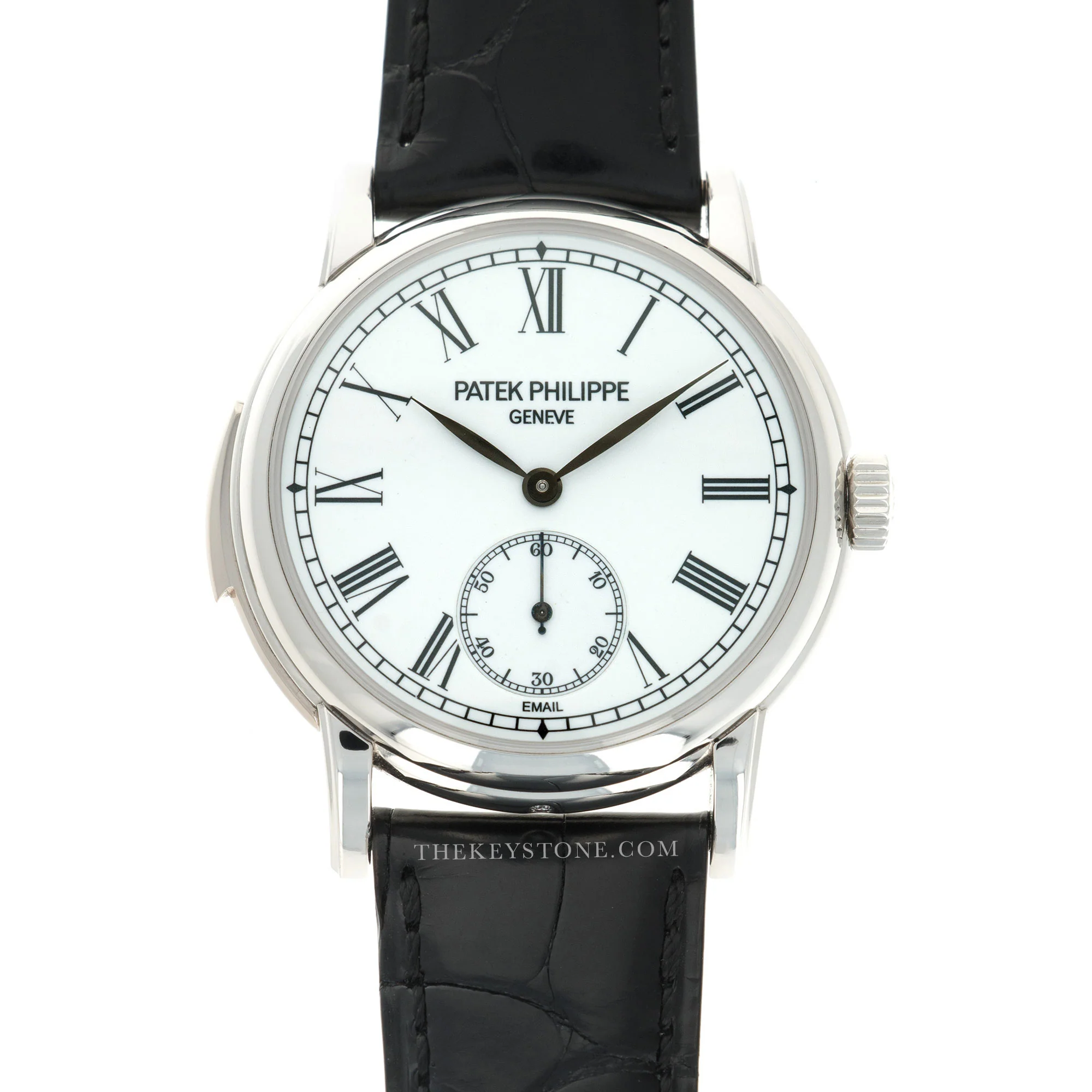 Patek Philippe Platinum Minute Repeater Enamel Dial Watch Ref. 5078