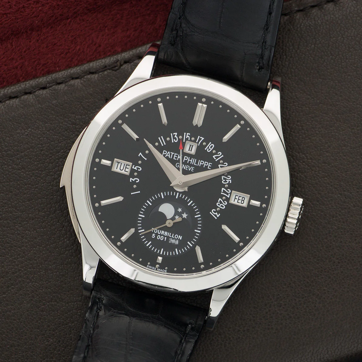 Patek Philippe Platinum Minute Repeater Perpetual Calendar Watch Ref. 5216 - Image 2