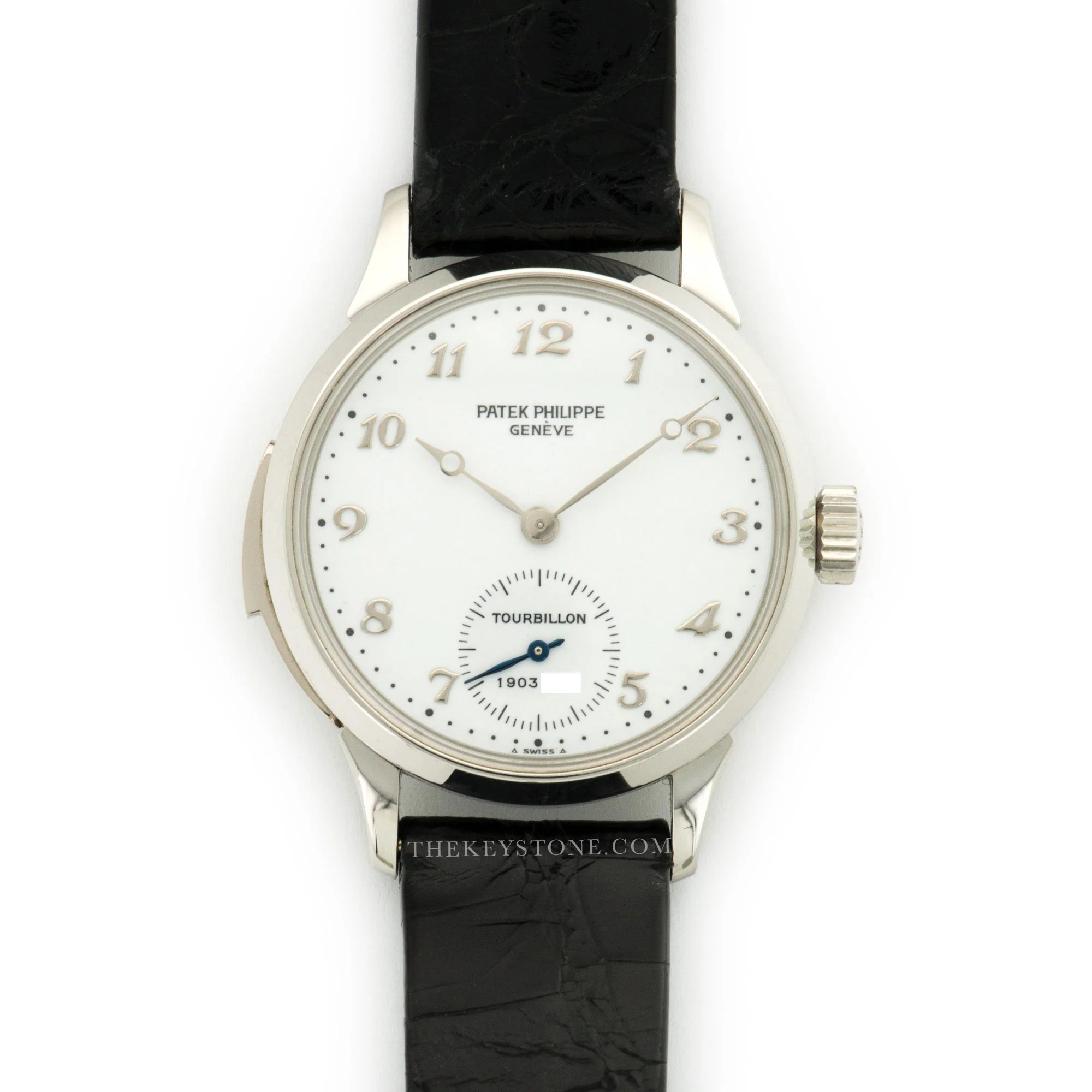 Patek Philippe Platinum Minute Repeating Tourbillon Watch Ref. 3939