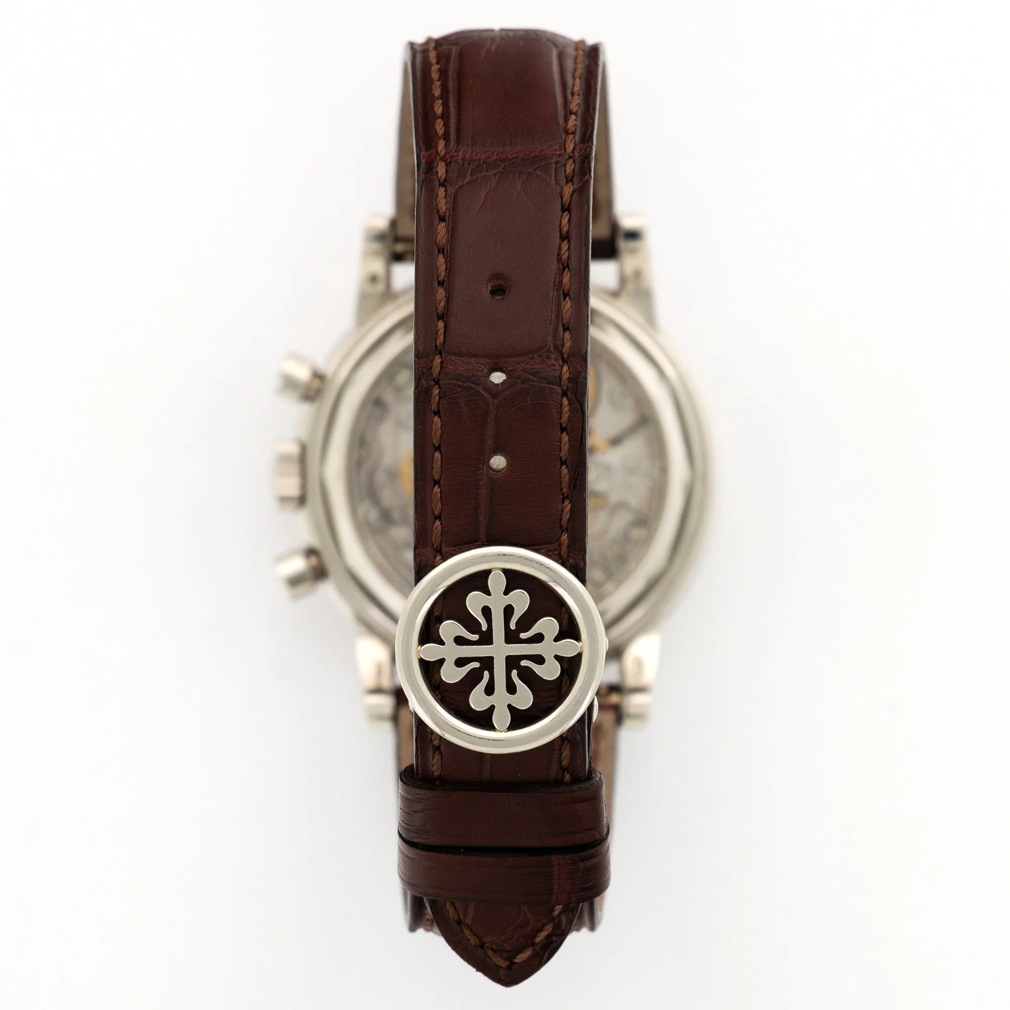 Patek Philippe Platinum Perpetual Calendar Chrono Watch Ref. 3970 - Image 5
