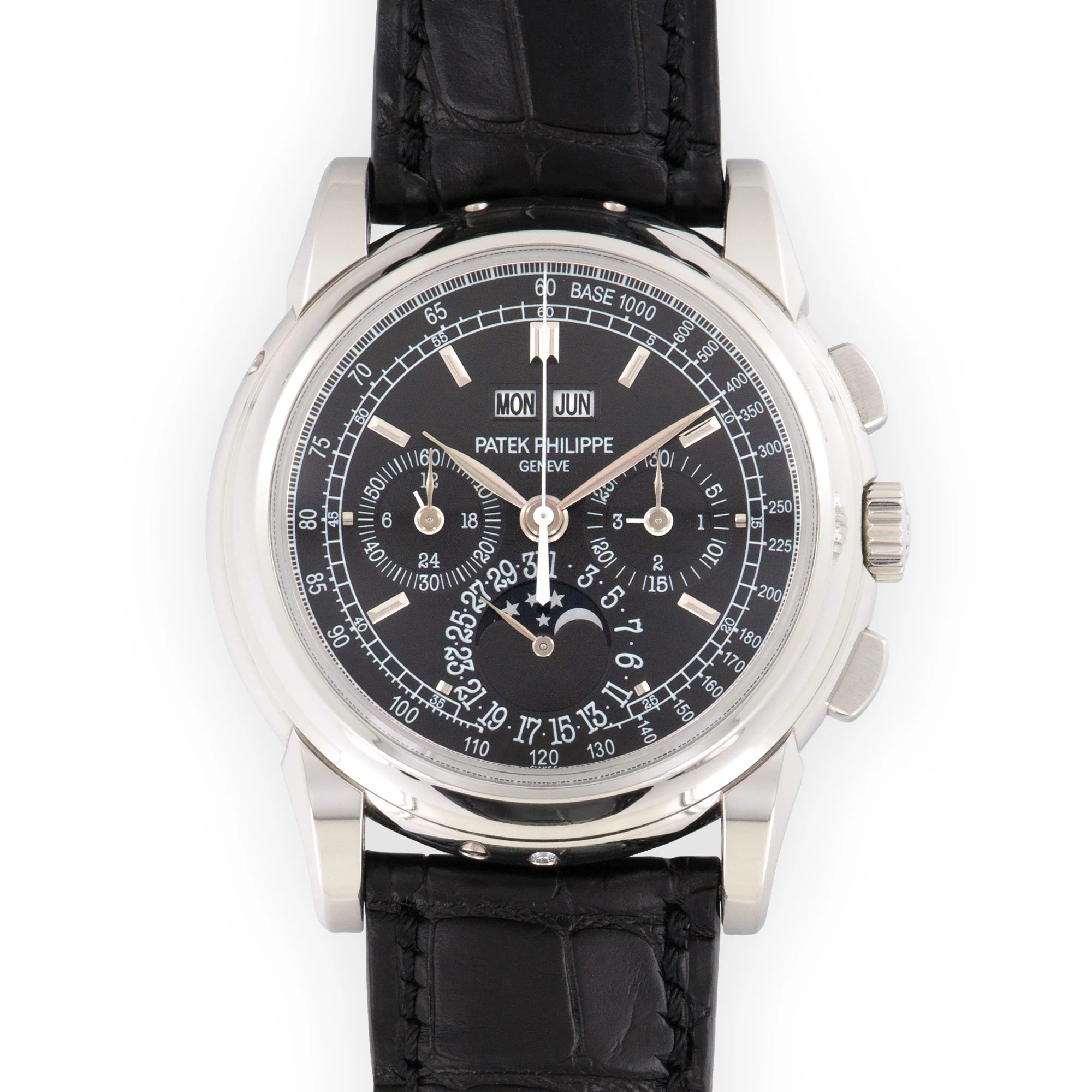 Patek Philippe Platinum Perpetual Calendar Chronograph Watch Ref. 5970