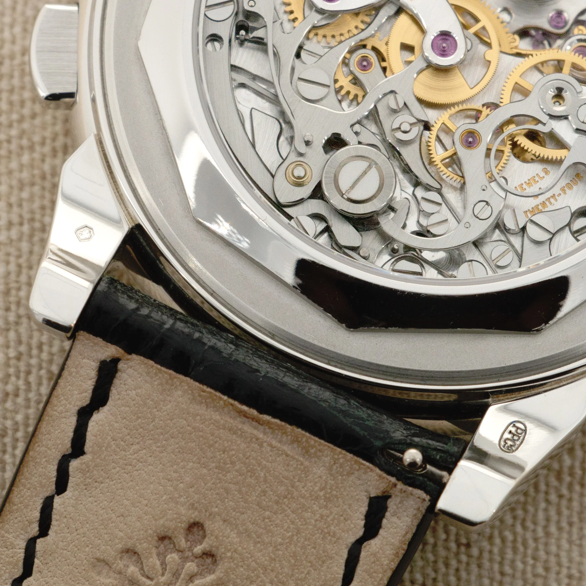 Patek Philippe Platinum Perpetual Calendar Diamond Watch Ref. 5971 - Image 7