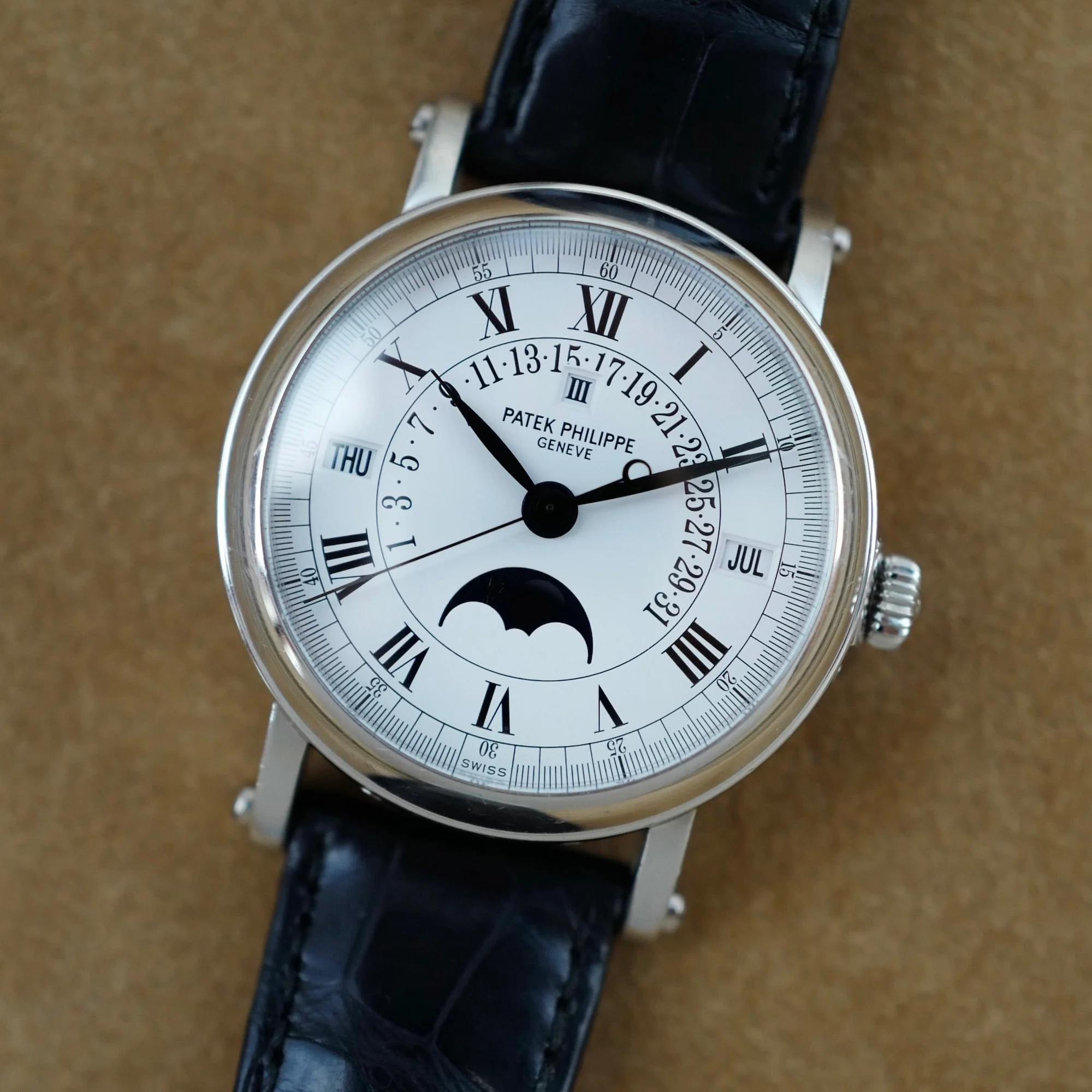 Patek Philippe Platinum Perpetual Calendar Retrograde Ref. 5059P (New Arrival)