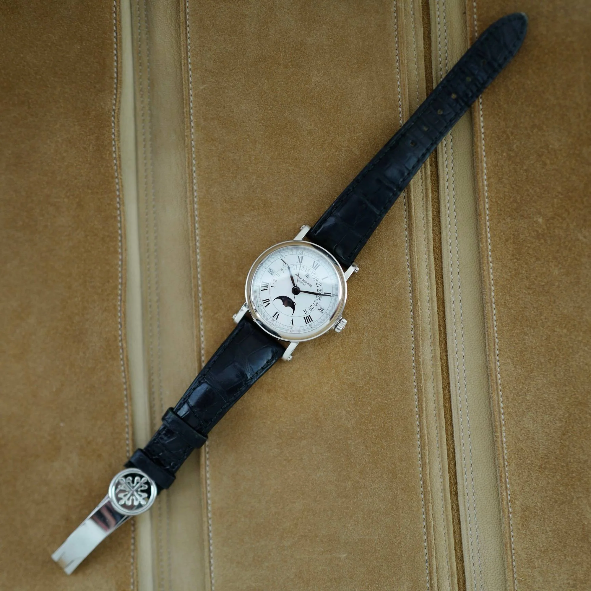 Patek Philippe Platinum Perpetual Calendar Retrograde Ref. 5059P (New Arrival) - Image 3