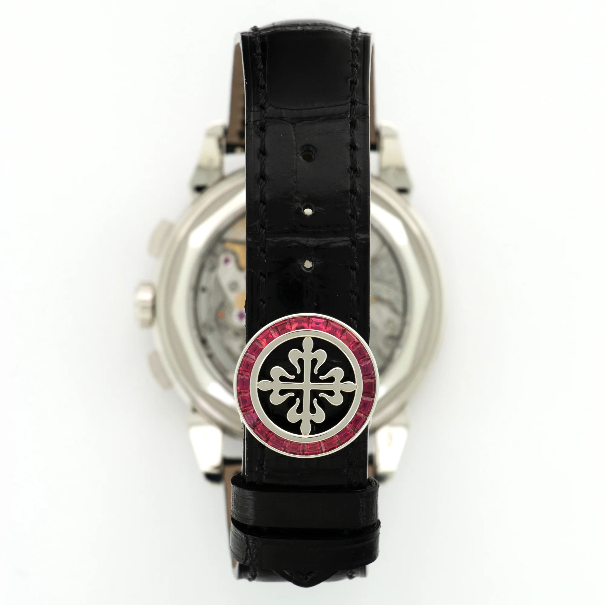 Patek Philippe Platinum Perpetual Ruby Chronograph Watch Ref. 5271 - Image 4