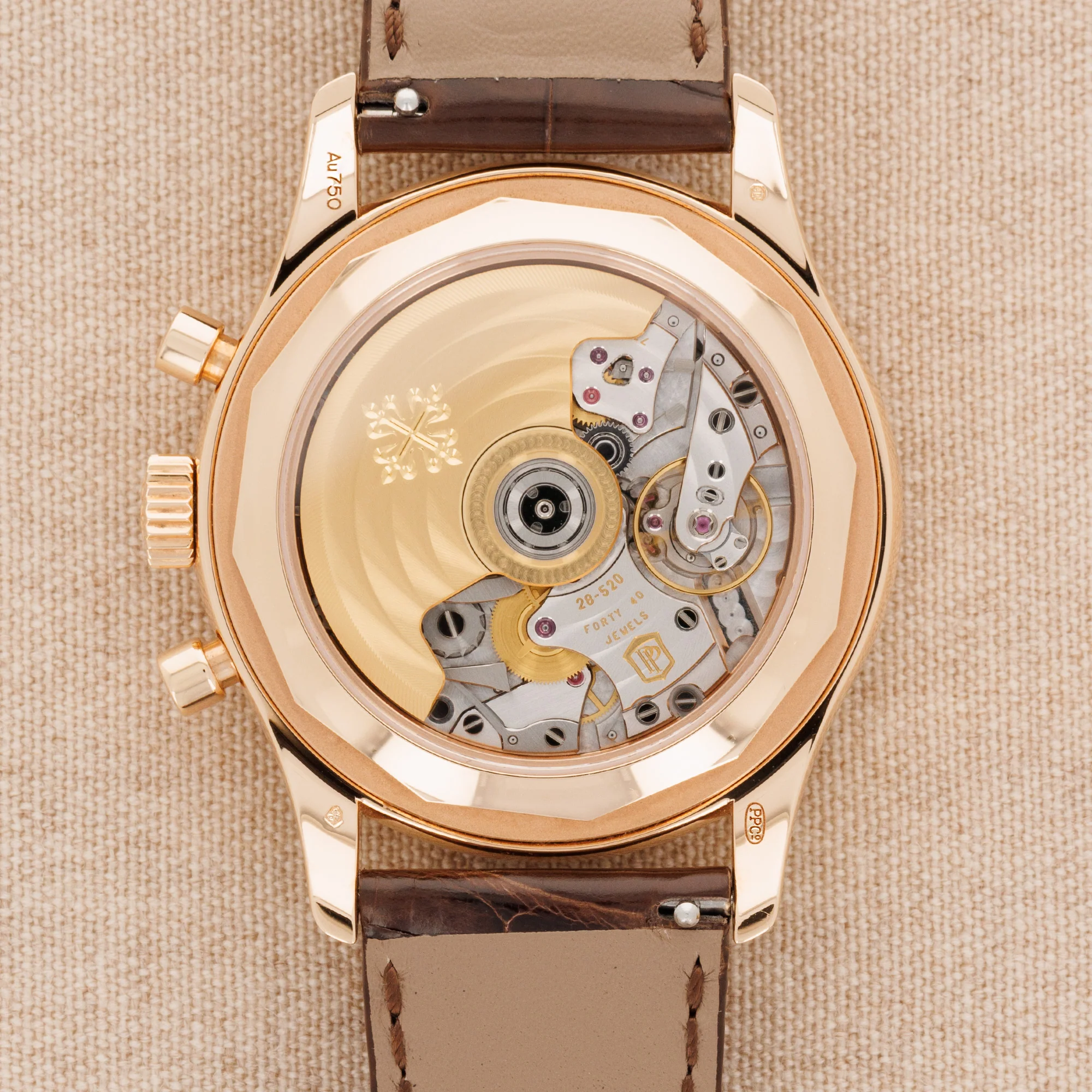 Patek Philippe Rose Gold Annual Calendar Chronograph Ref. 5961R with Factory Diamonds - Image 3