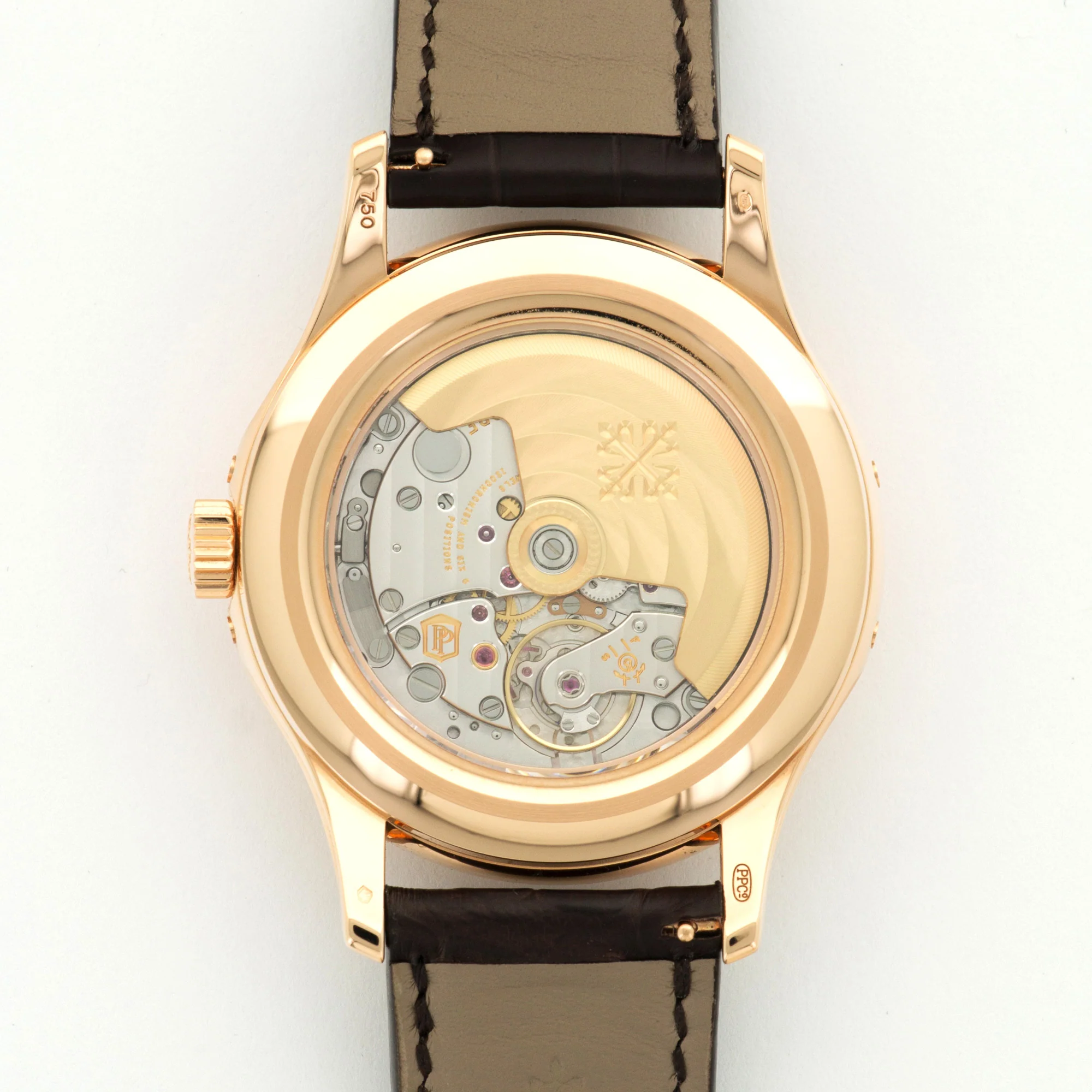 Patek Philippe Rose Gold Annual Calendar Moonphase Watch Ref. 5205 - Image 5