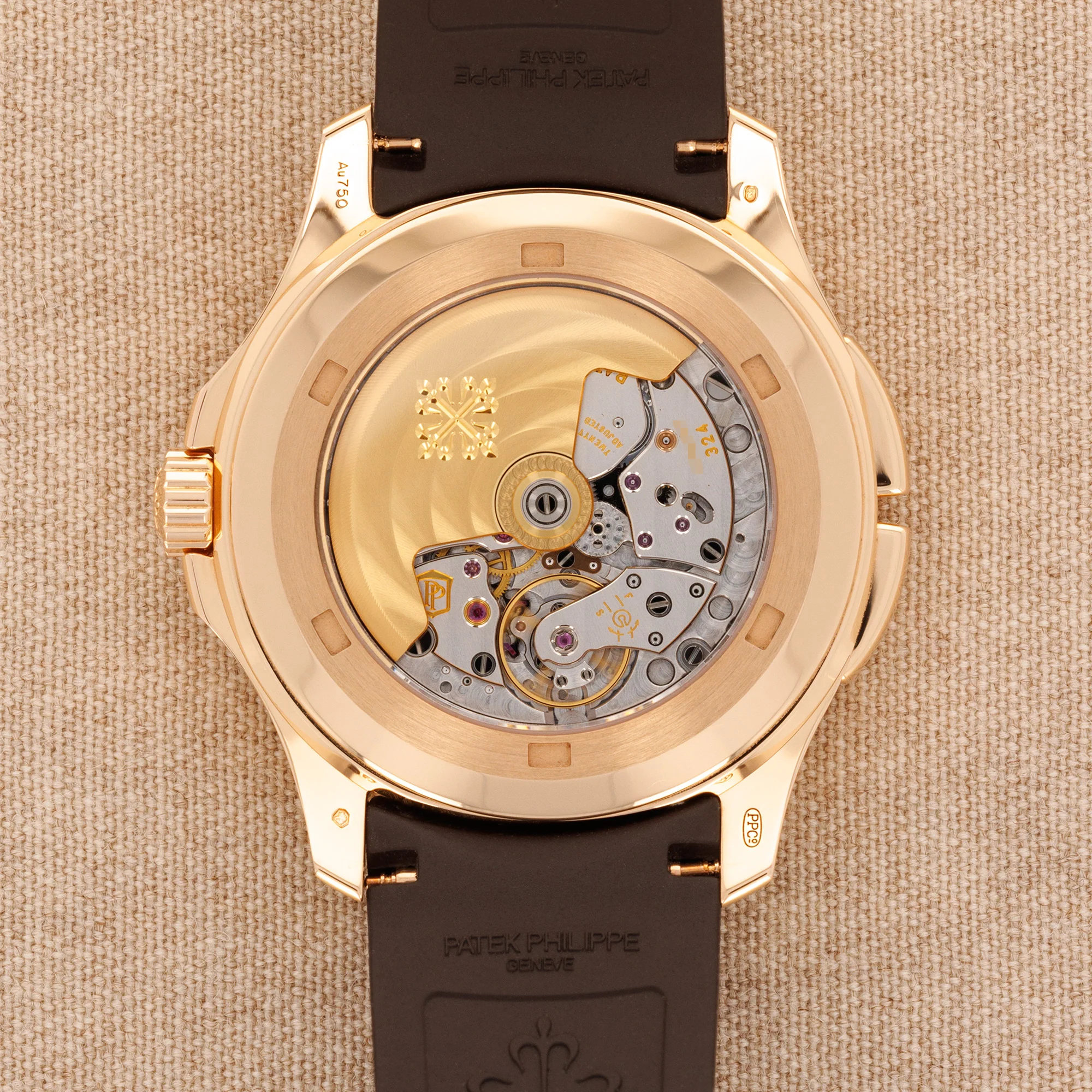 Patek Philippe Rose Gold Aquanaut Watch Ref. 5164 - Image 3