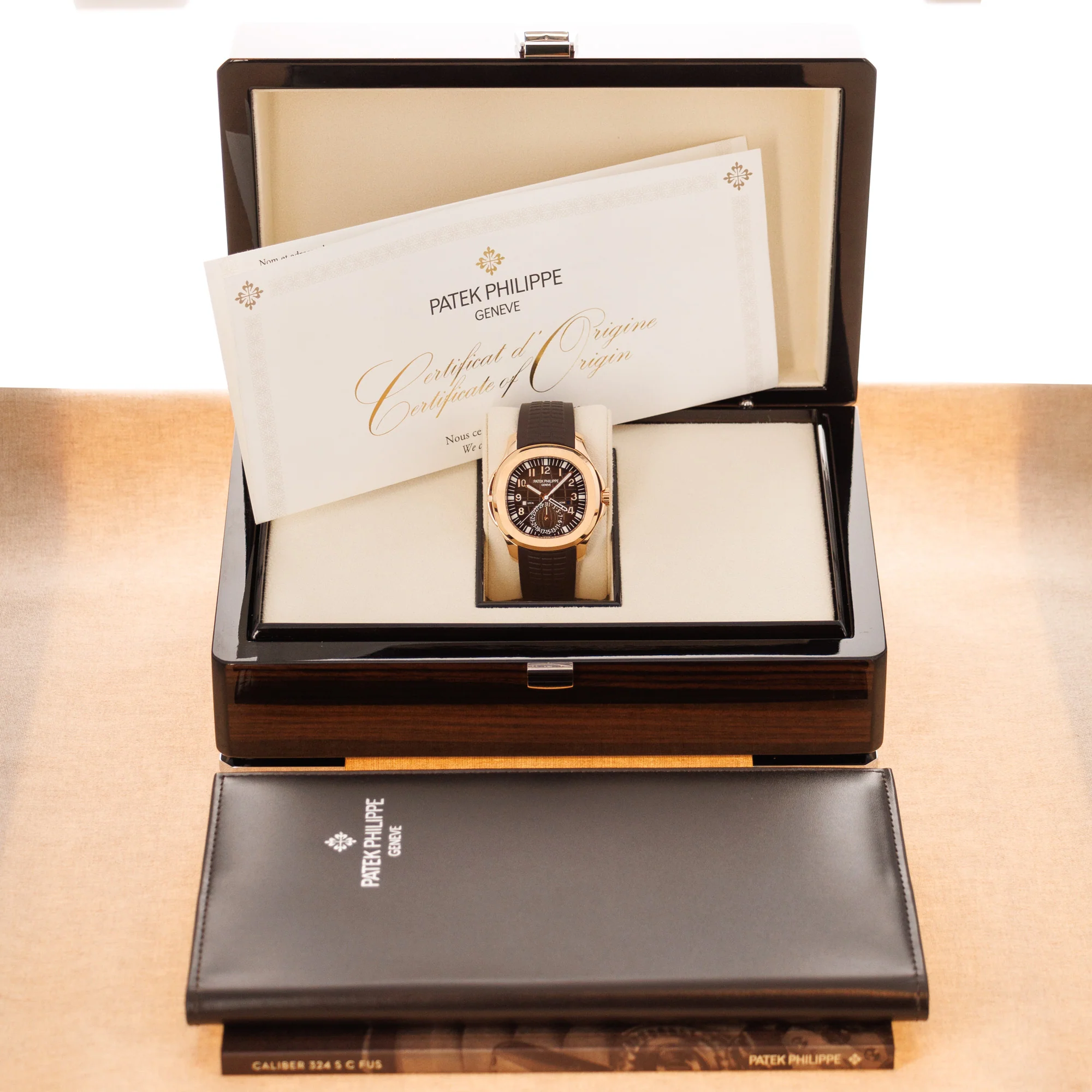 Patek Philippe Rose Gold Aquanaut Watch Ref. 5164 - Image 5